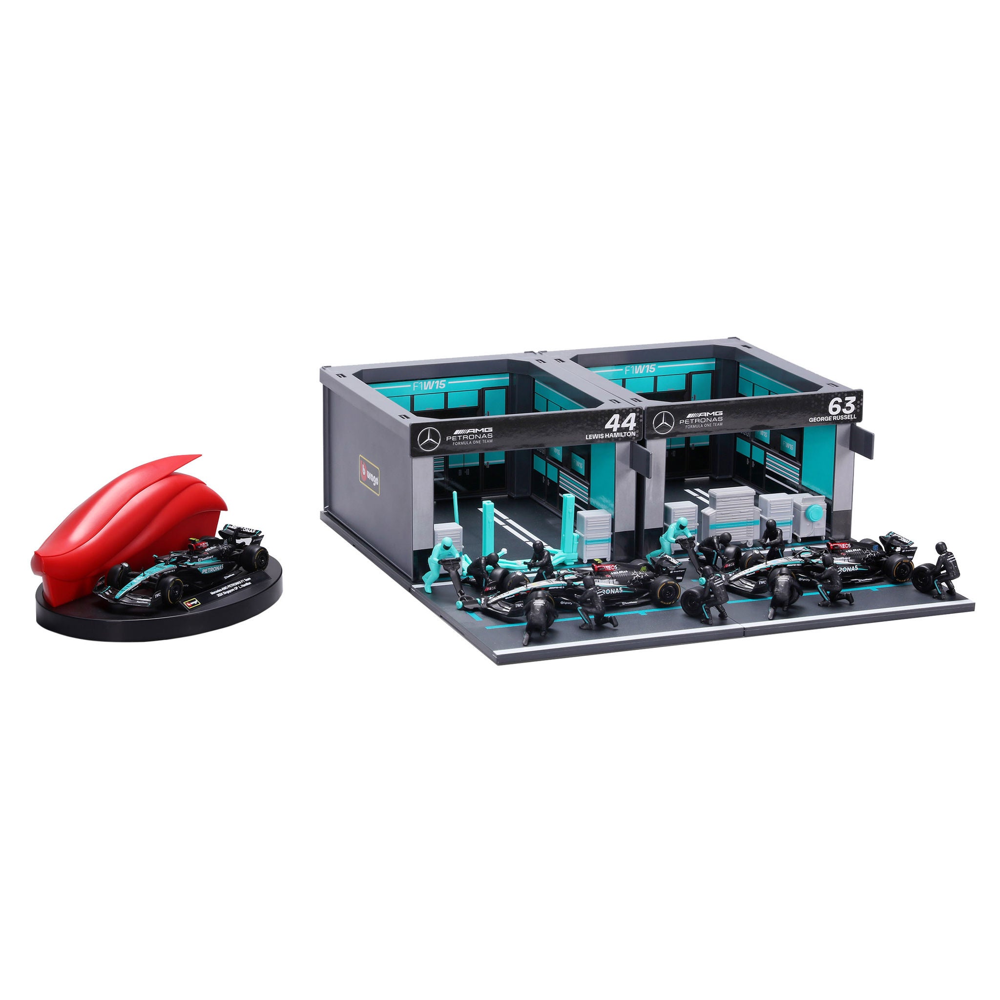 Bburago 1:43 Formula Racing Paddock Set