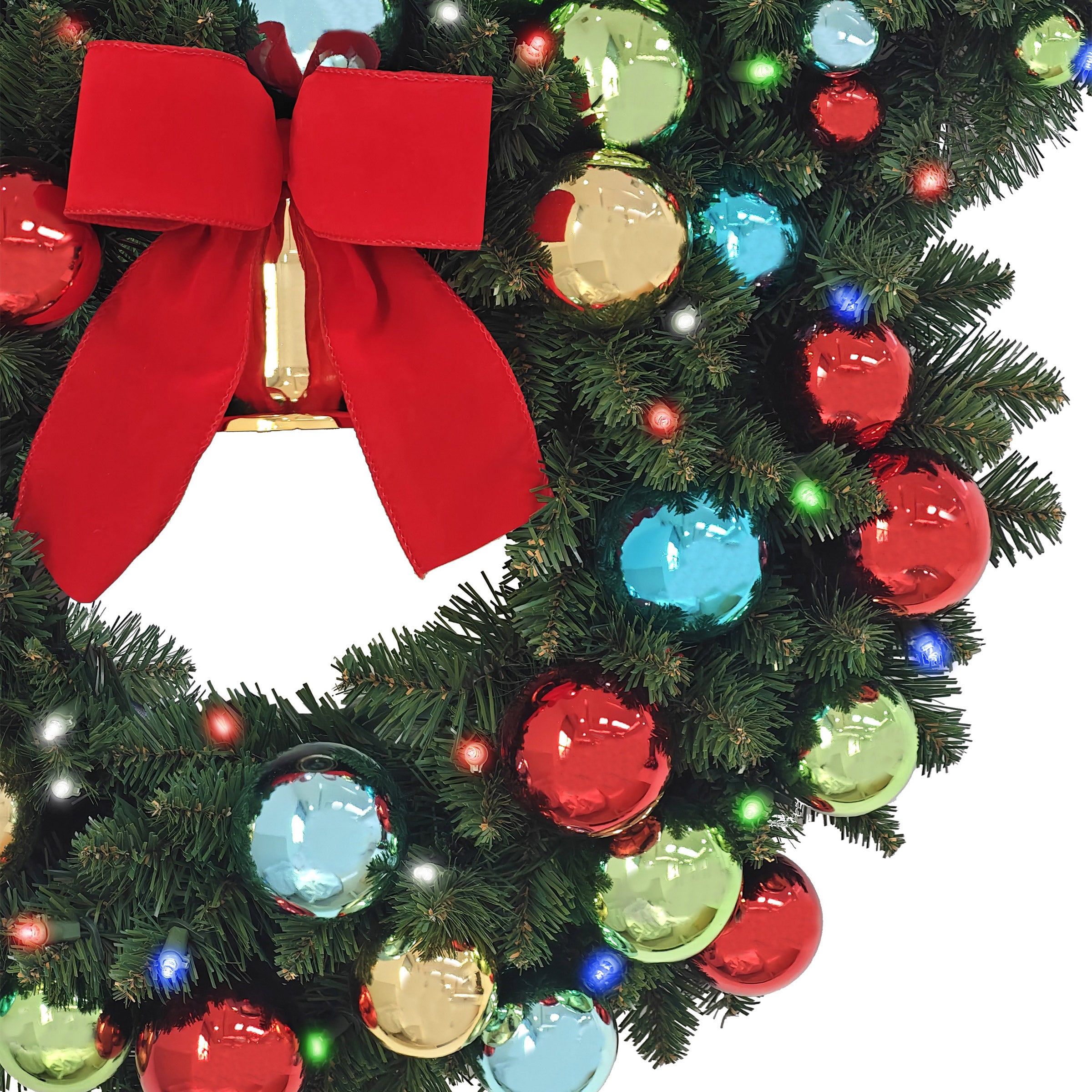 30" Disney Mickey Figural Pre-Lit LED Wreath