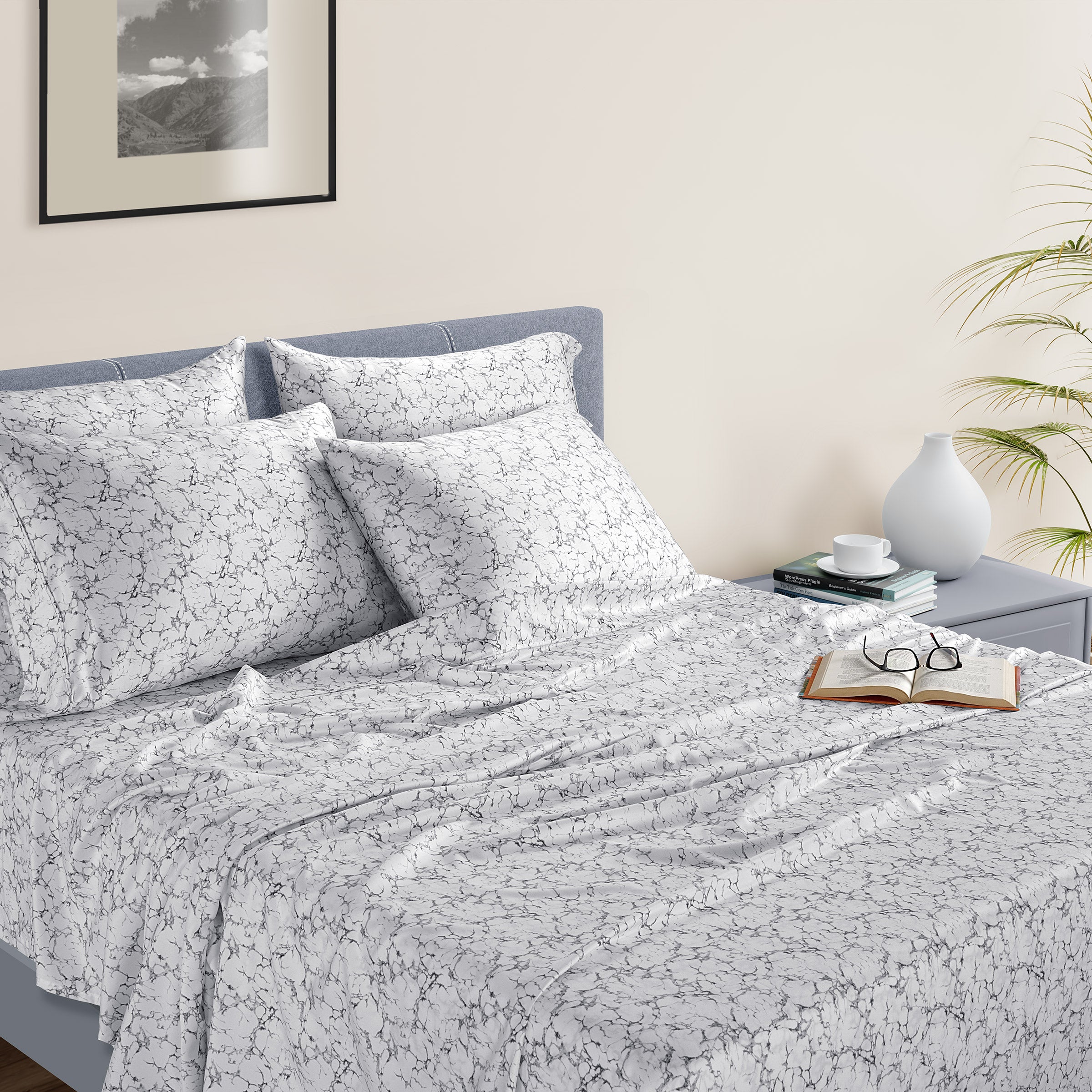 Wholistic Antimicrobial 400 Thread Count Supima Cotton 6-Piece Sheet Set