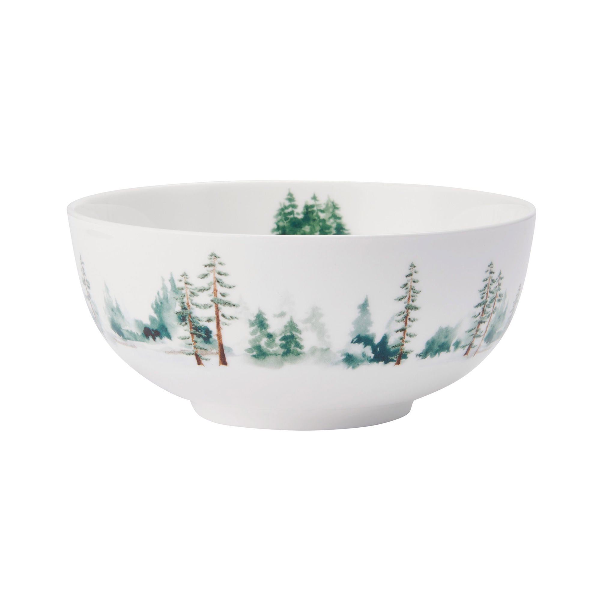 Mikasa Watercolor Forest 16-Piece Bone China Dinnerware Set