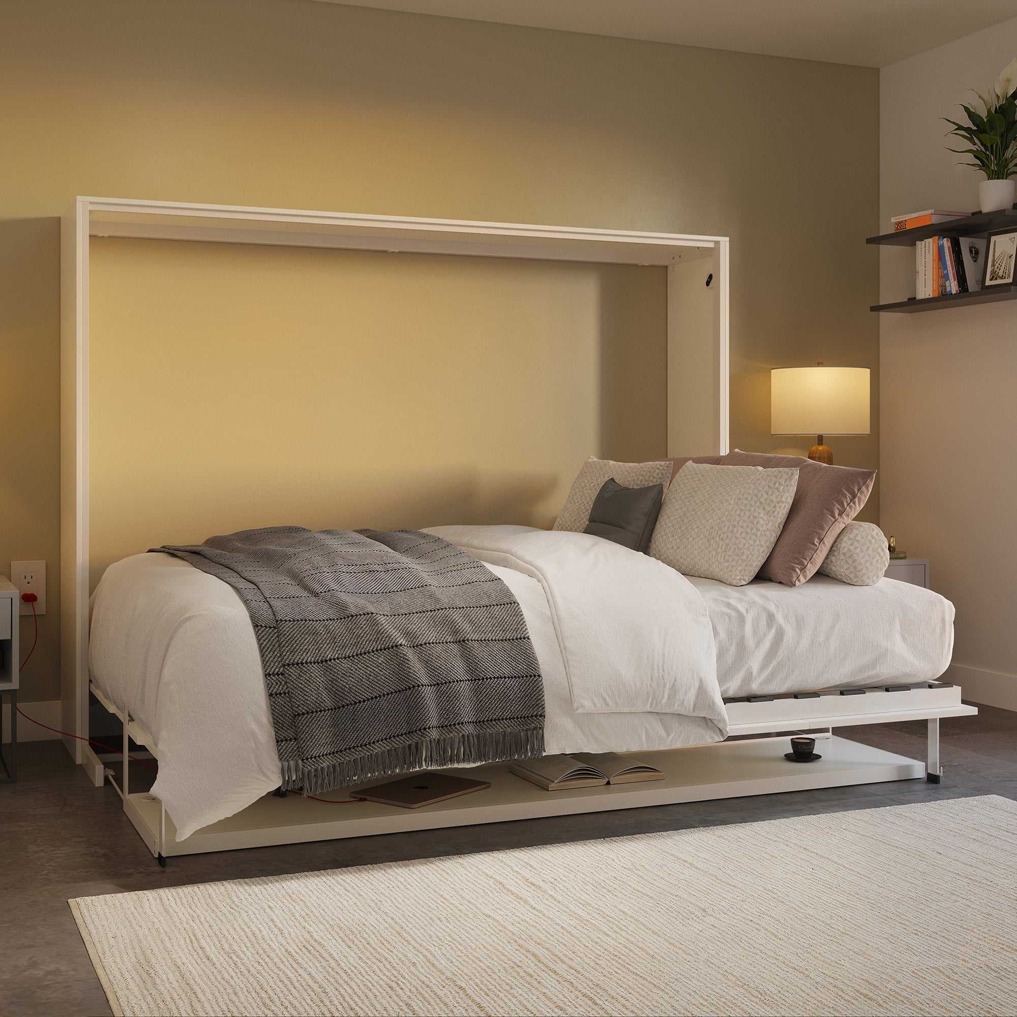 Adelaide Queen Murphy Bed with Desk