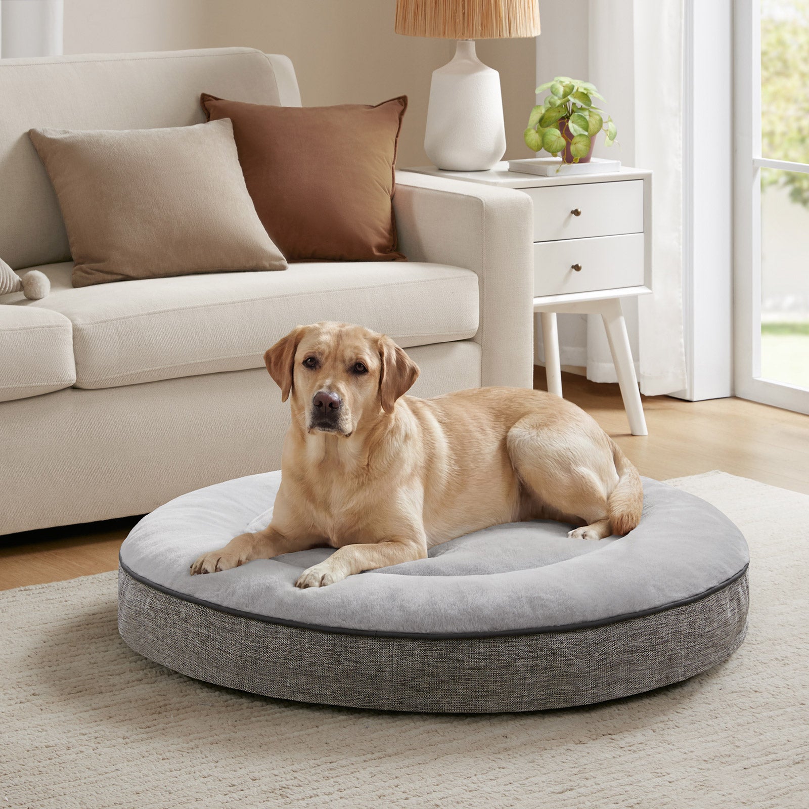 Friends Forever Round Napper Pet Bed