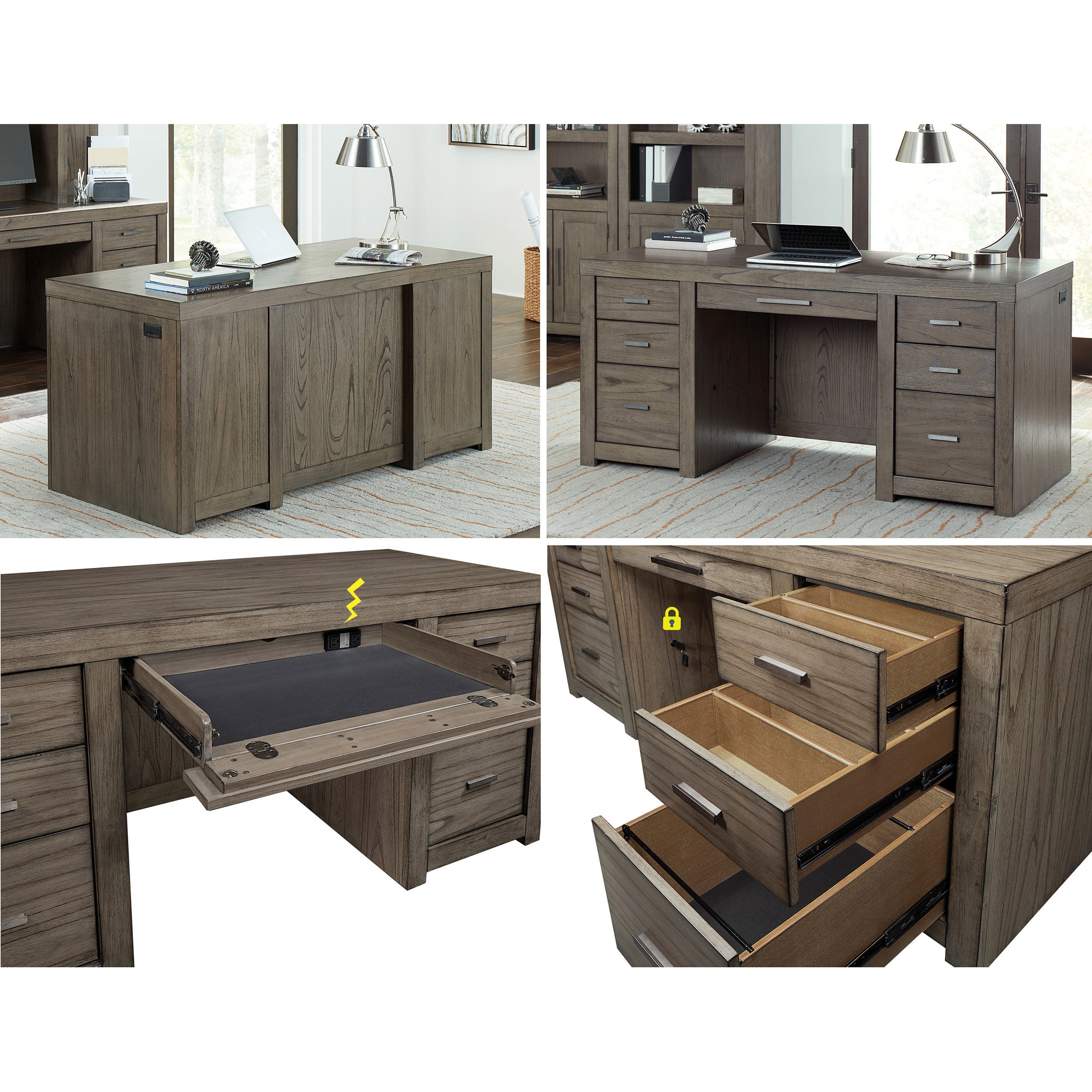 Anoka 4-piece Executive Wall Suite