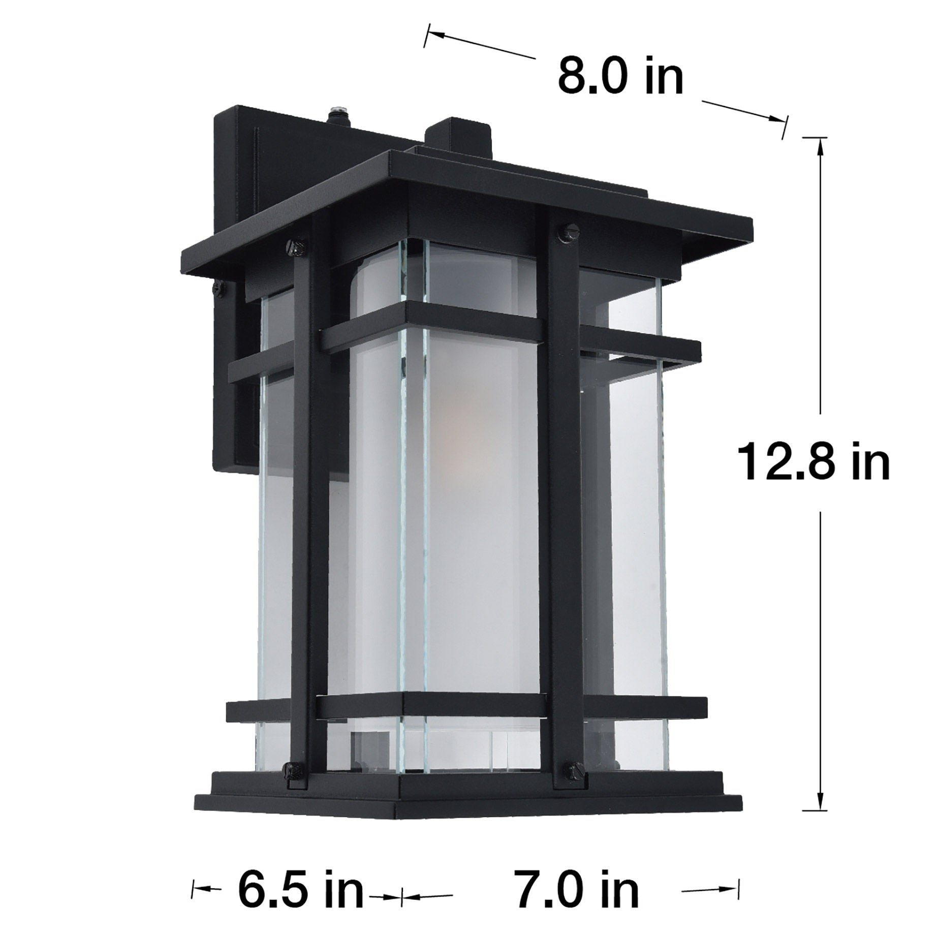 Lutec Craftsman Style Outdoor LED Wall Lantern