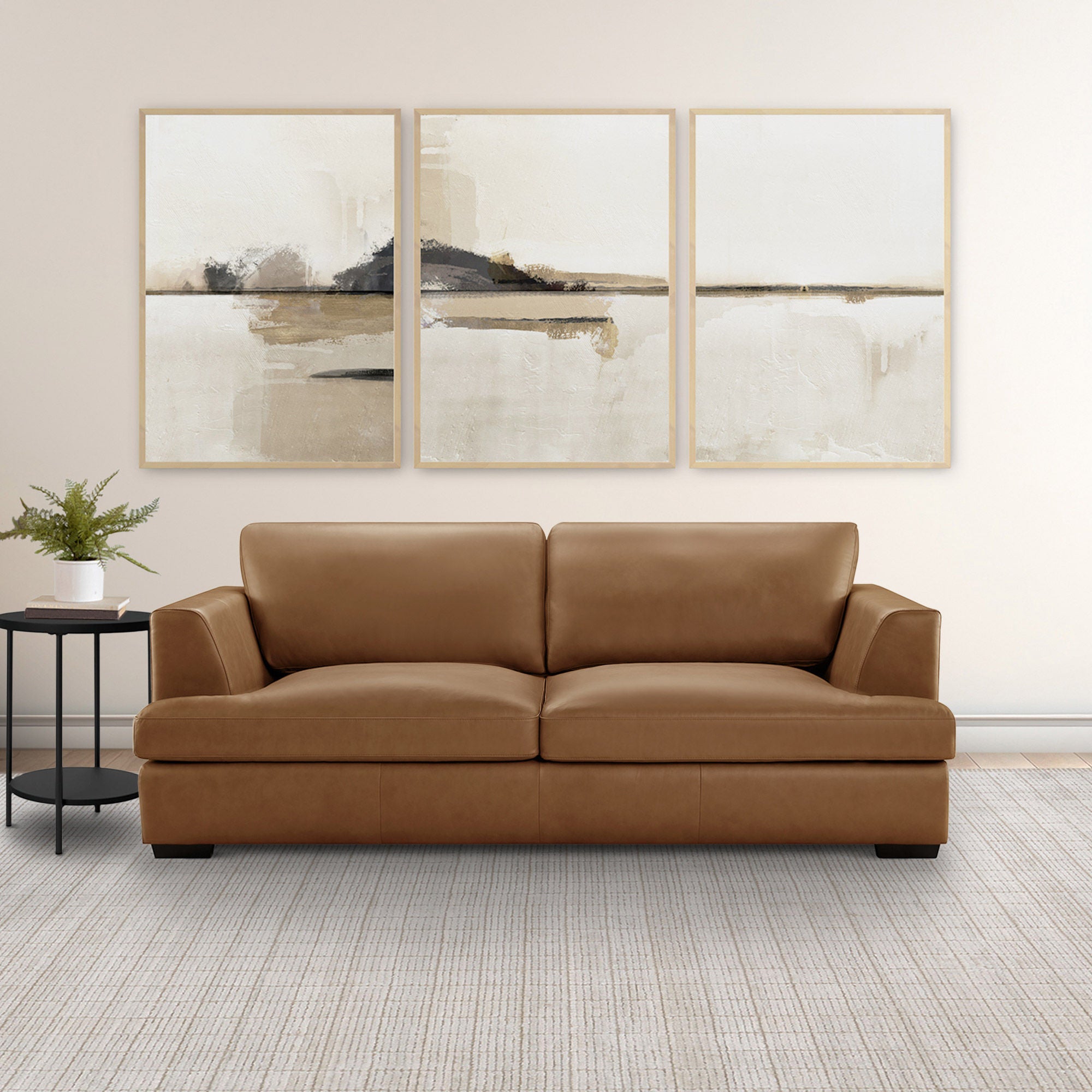 Lisbon Leather Sofa