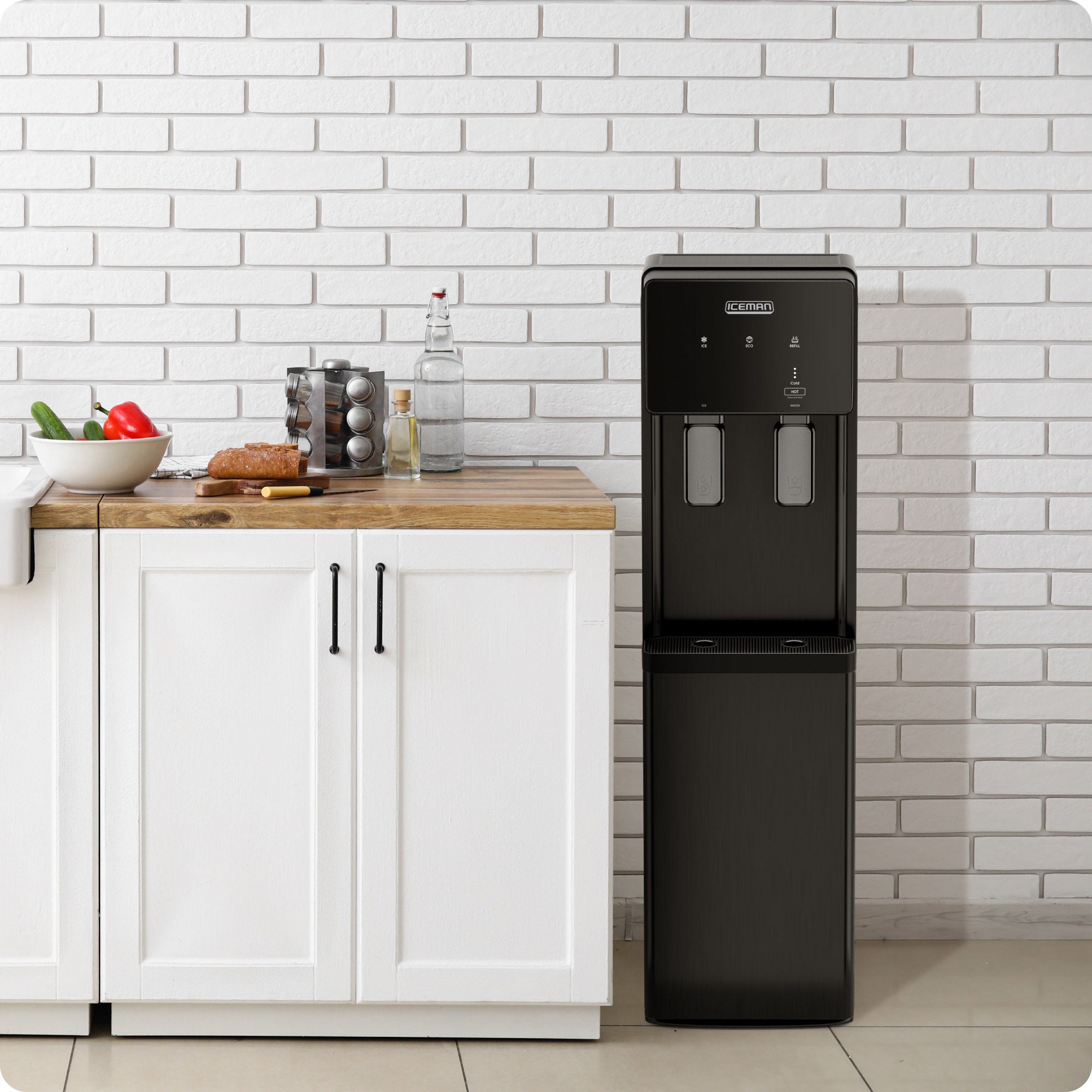 Iceman Bottom-Loading Water Dispenser & Ice Maker