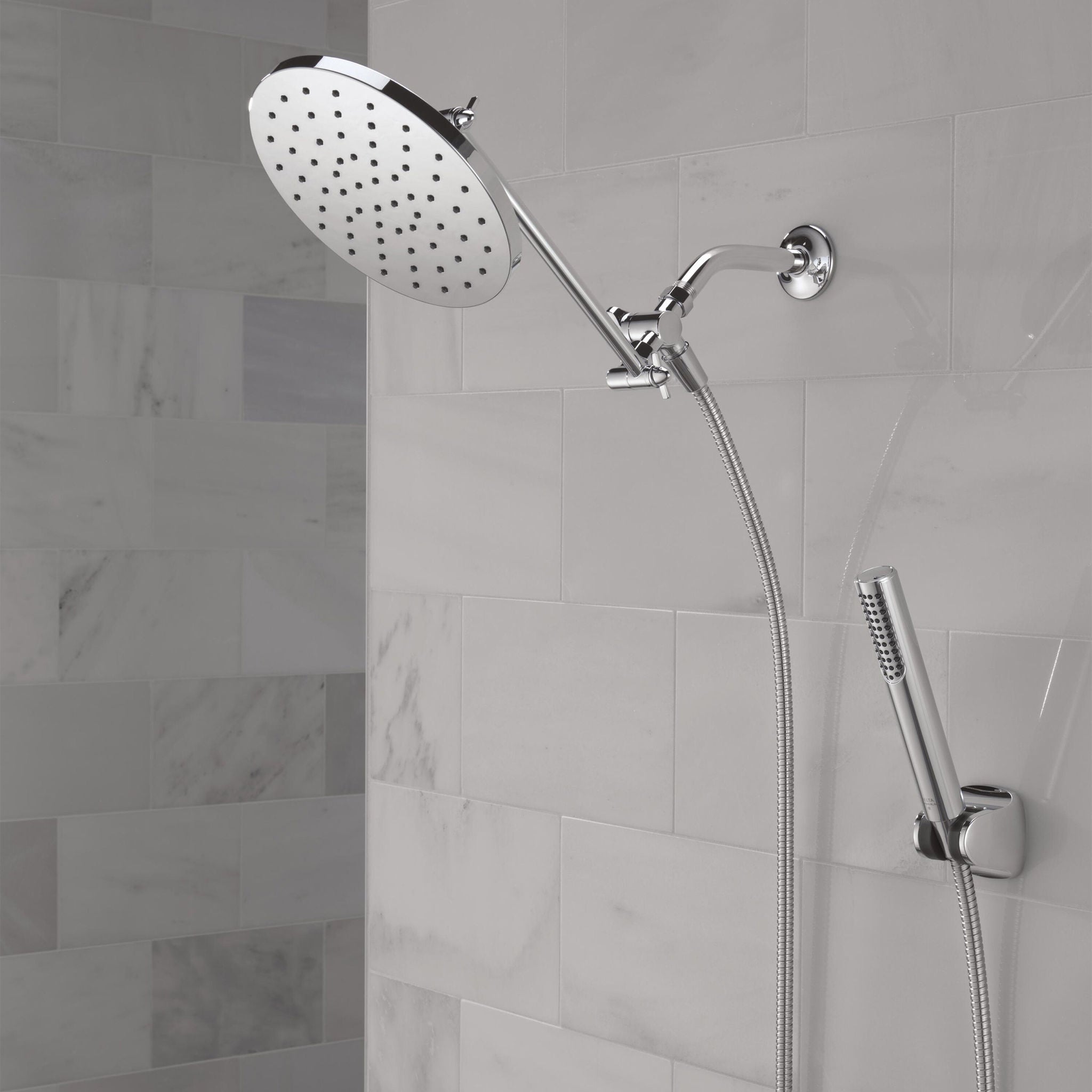 Delta Adjustable Shower Head with Hand Shower