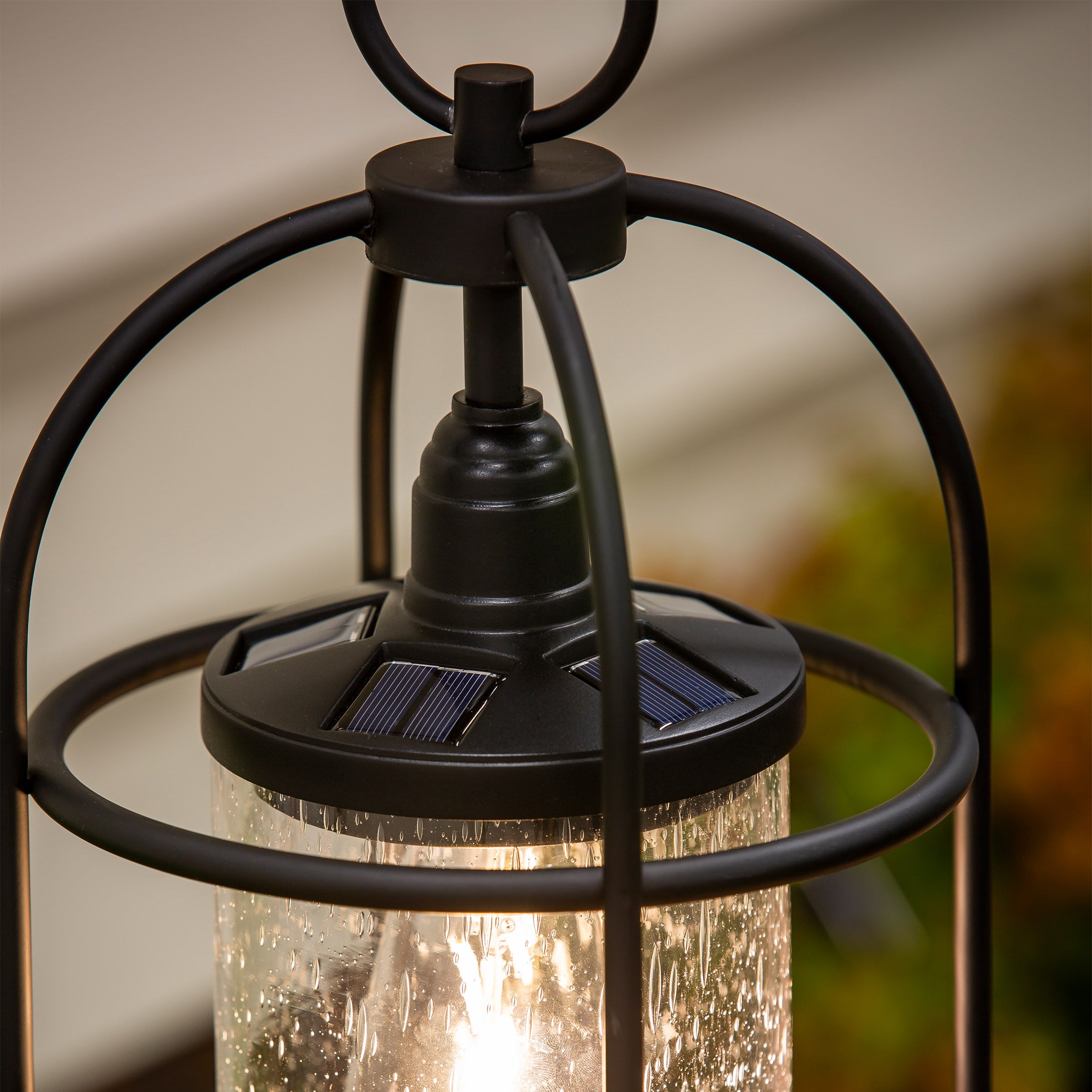 14" Edison Solar LED Lantern