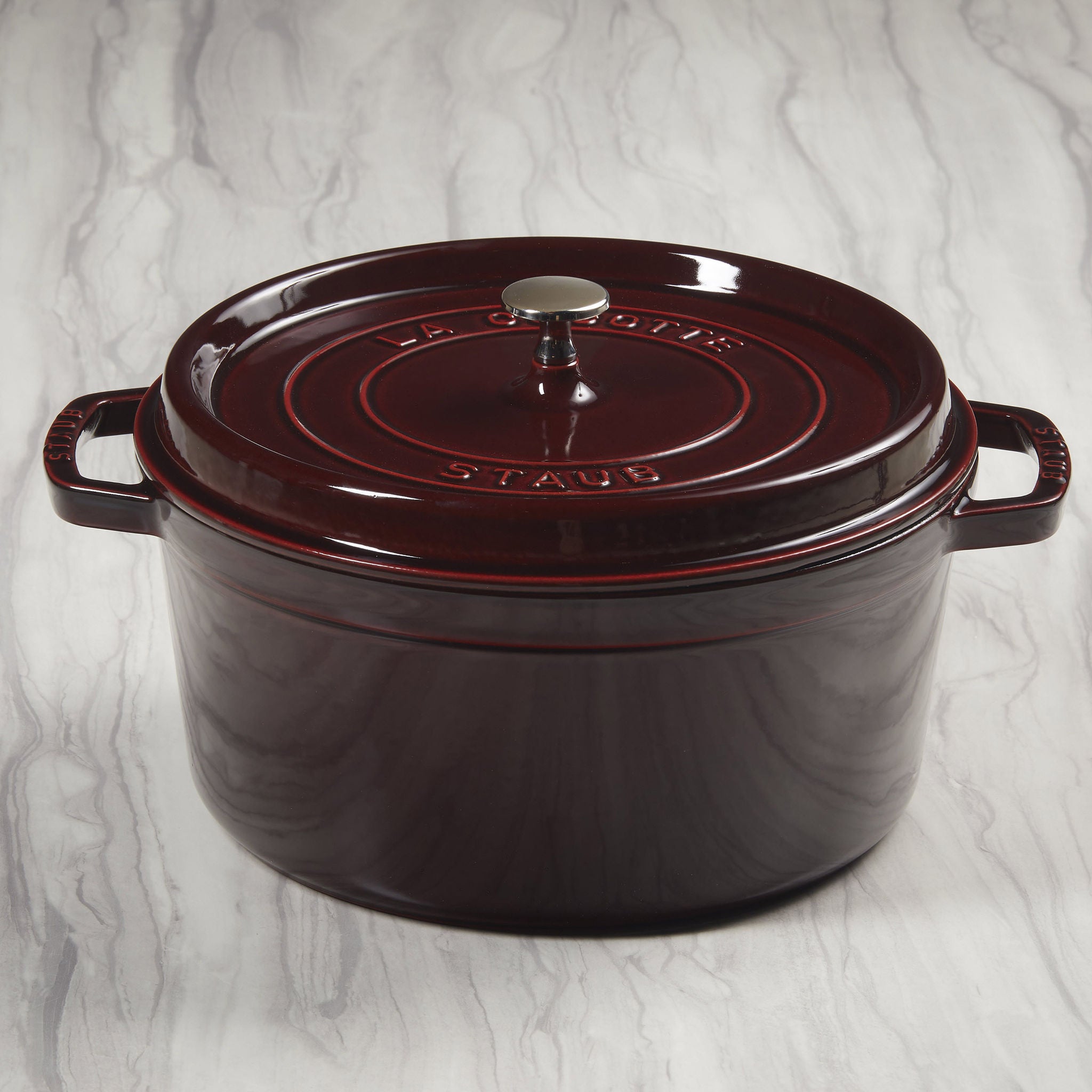 Staub 4-quart Round Enameled Cast Iron Cocotte