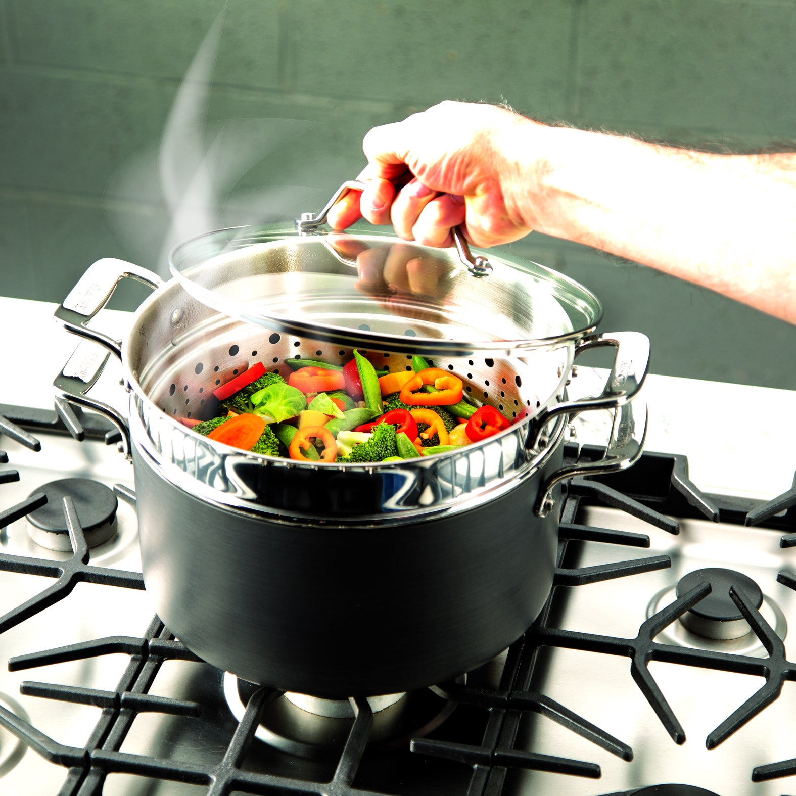 All-Clad 12-piece Hard Anodized Cookware