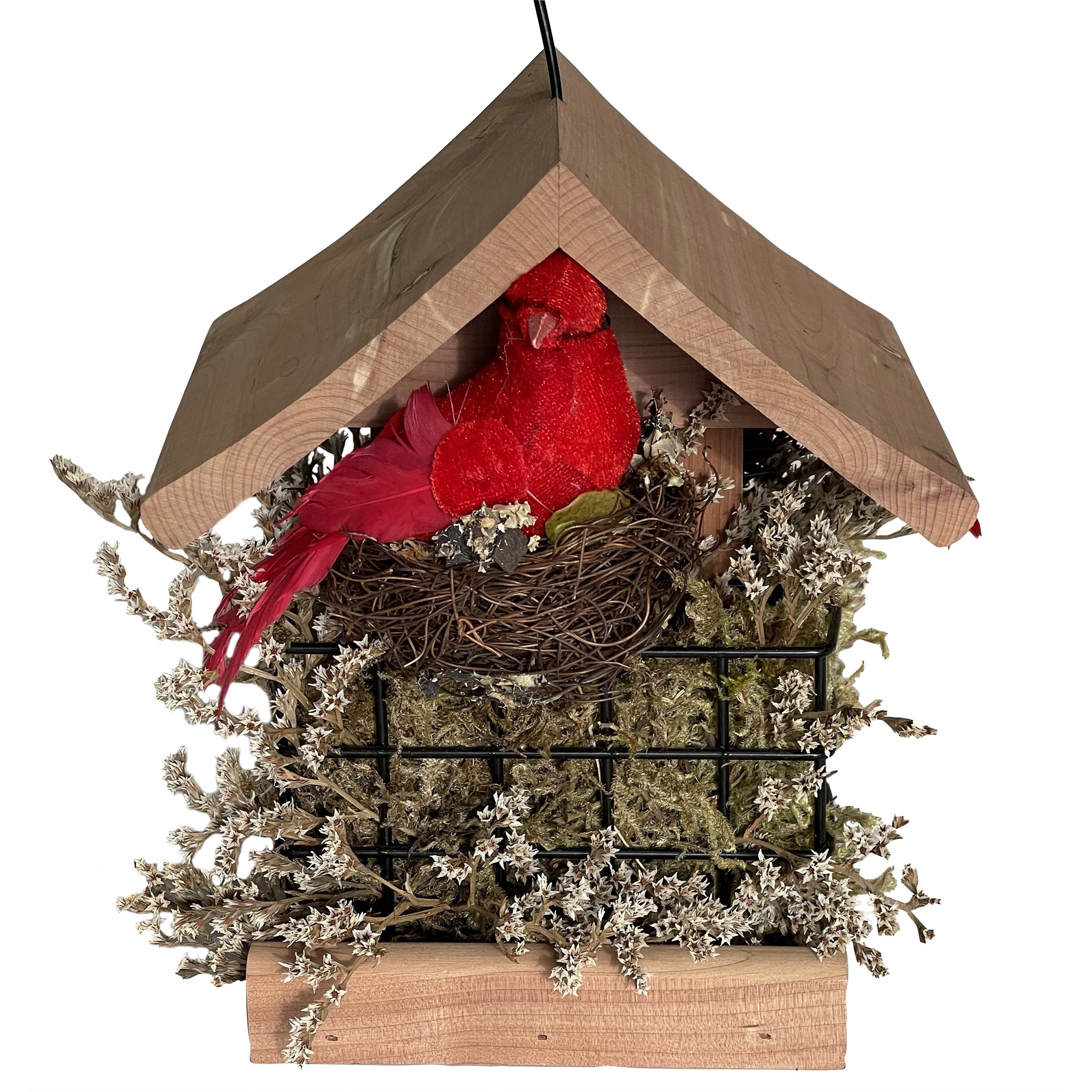 Birdhouse Hanging Suet Feeder