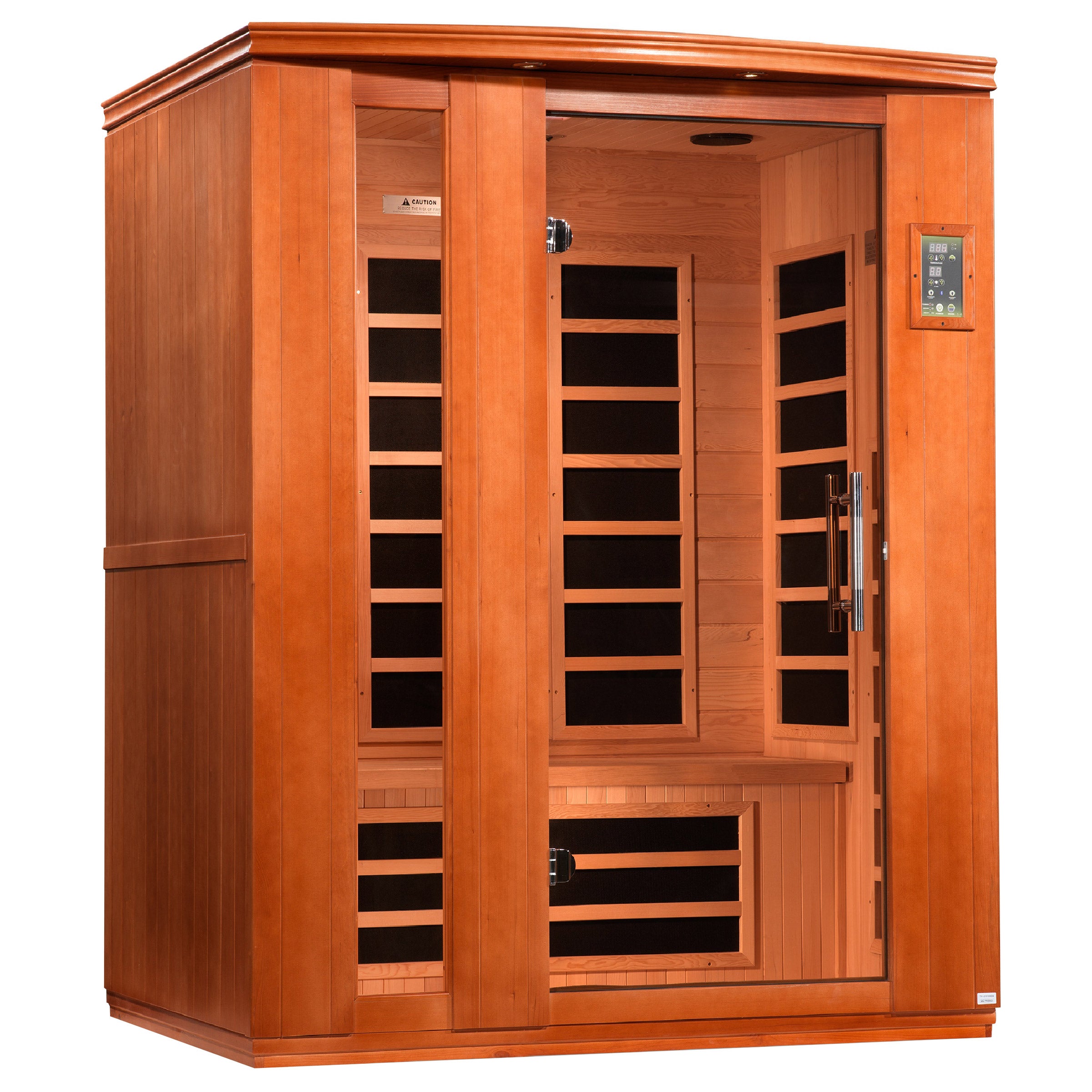 Dynamic Lugano Elite 3-person Ultra Low EMF FAR Infrared Indoor Sauna
