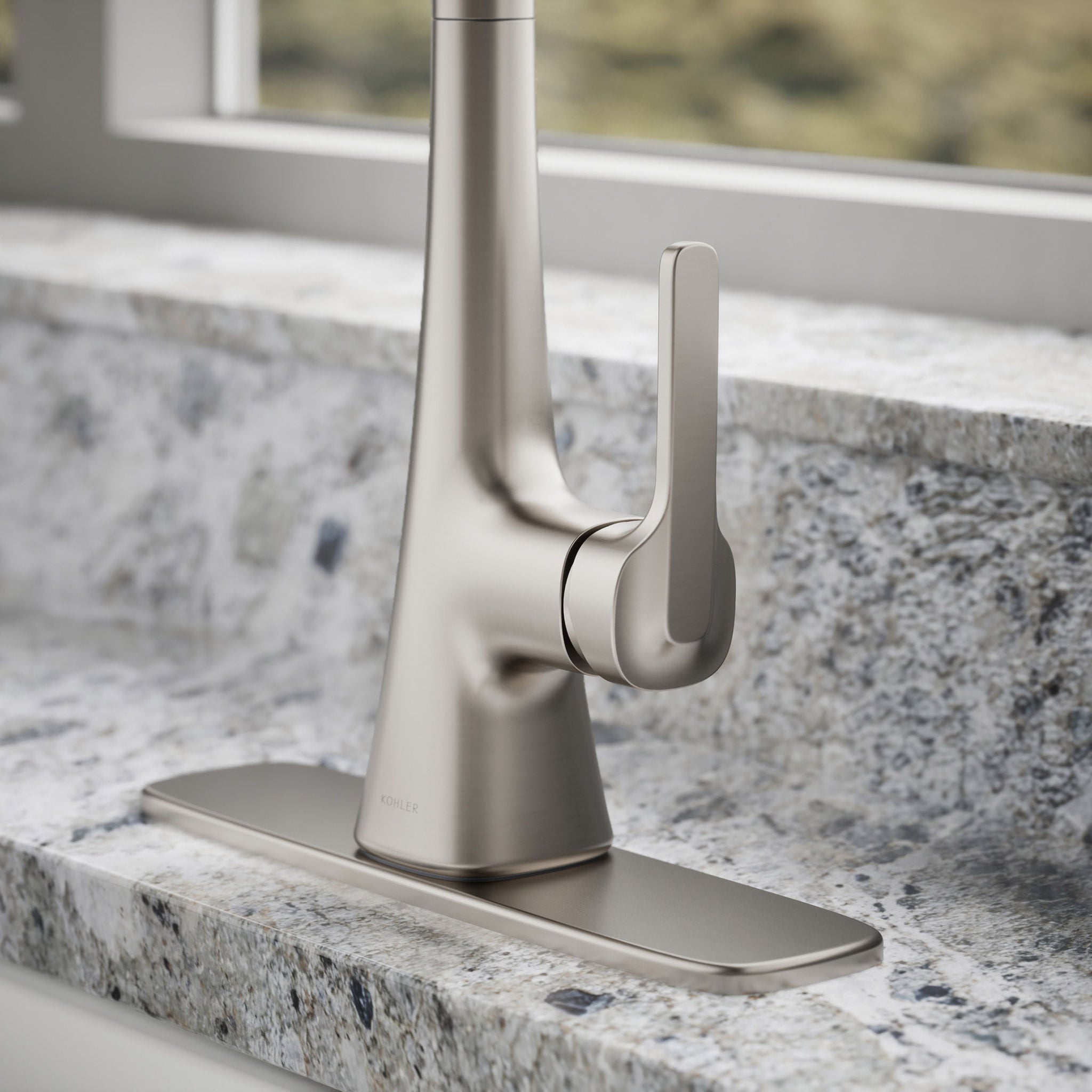 Kohler Guild Pull-down Kitchen Sink Faucet with Three-function Sprayhead