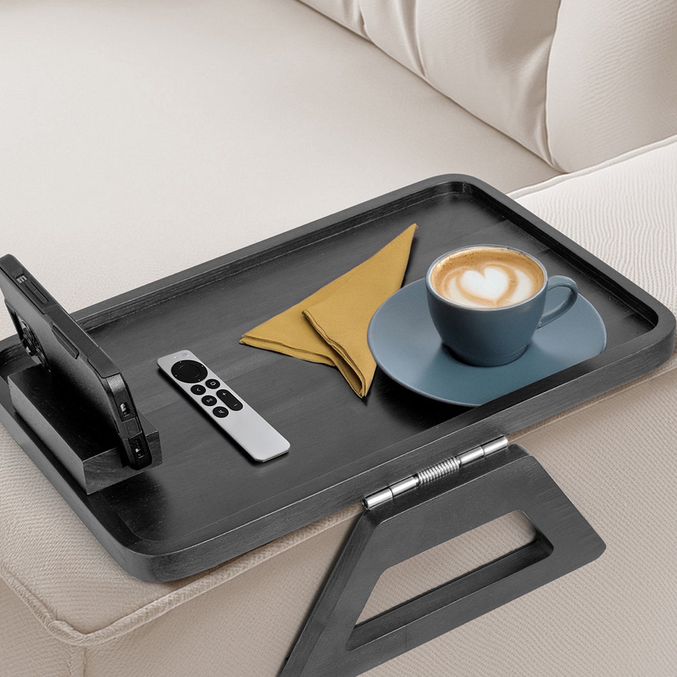 Smart Design Acacia Armrest Tray