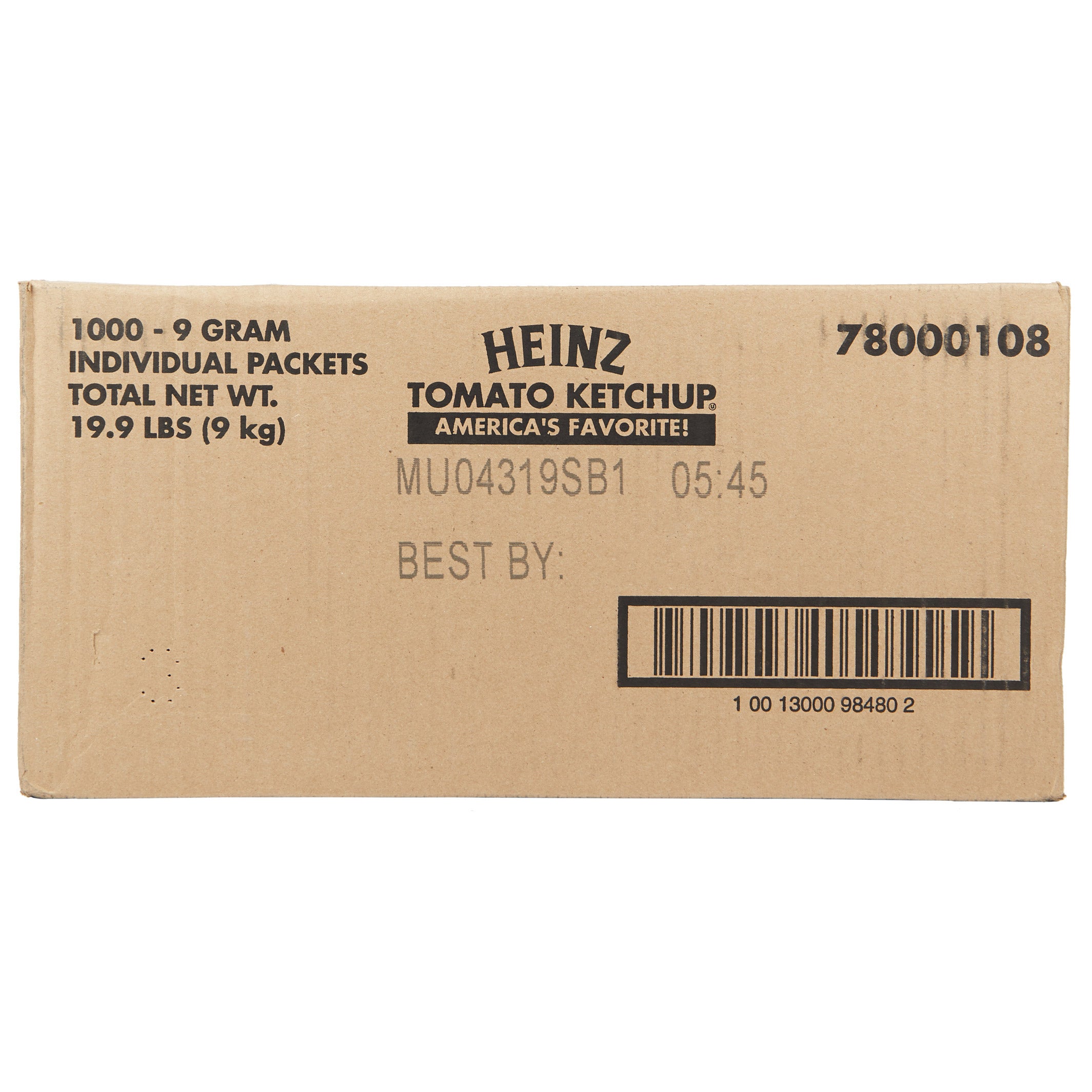 Heinz Tomato Ketchup, Portion Packets, 1000-count