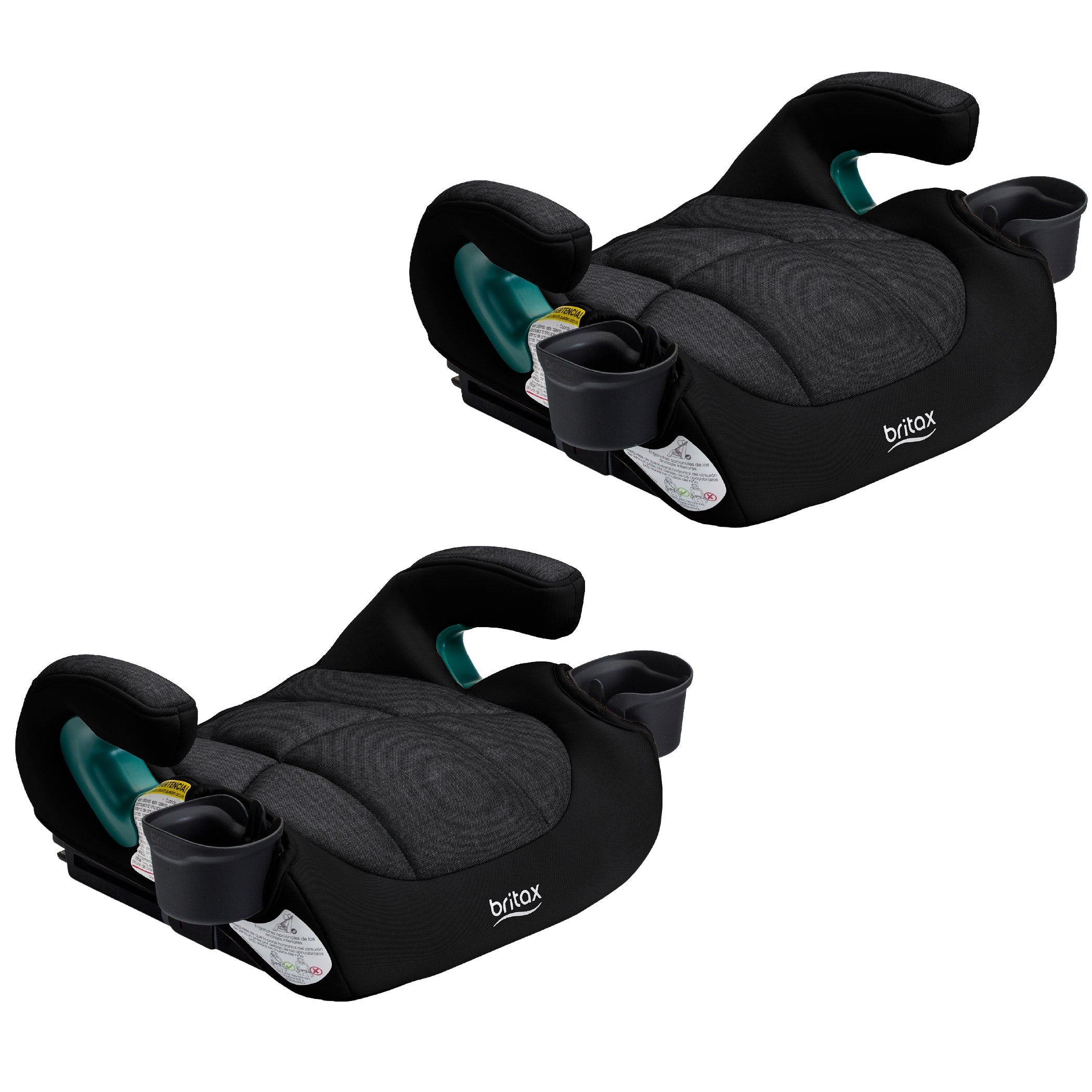 Britax UpNGo Click Backless Booster Car Seat, 2-pack