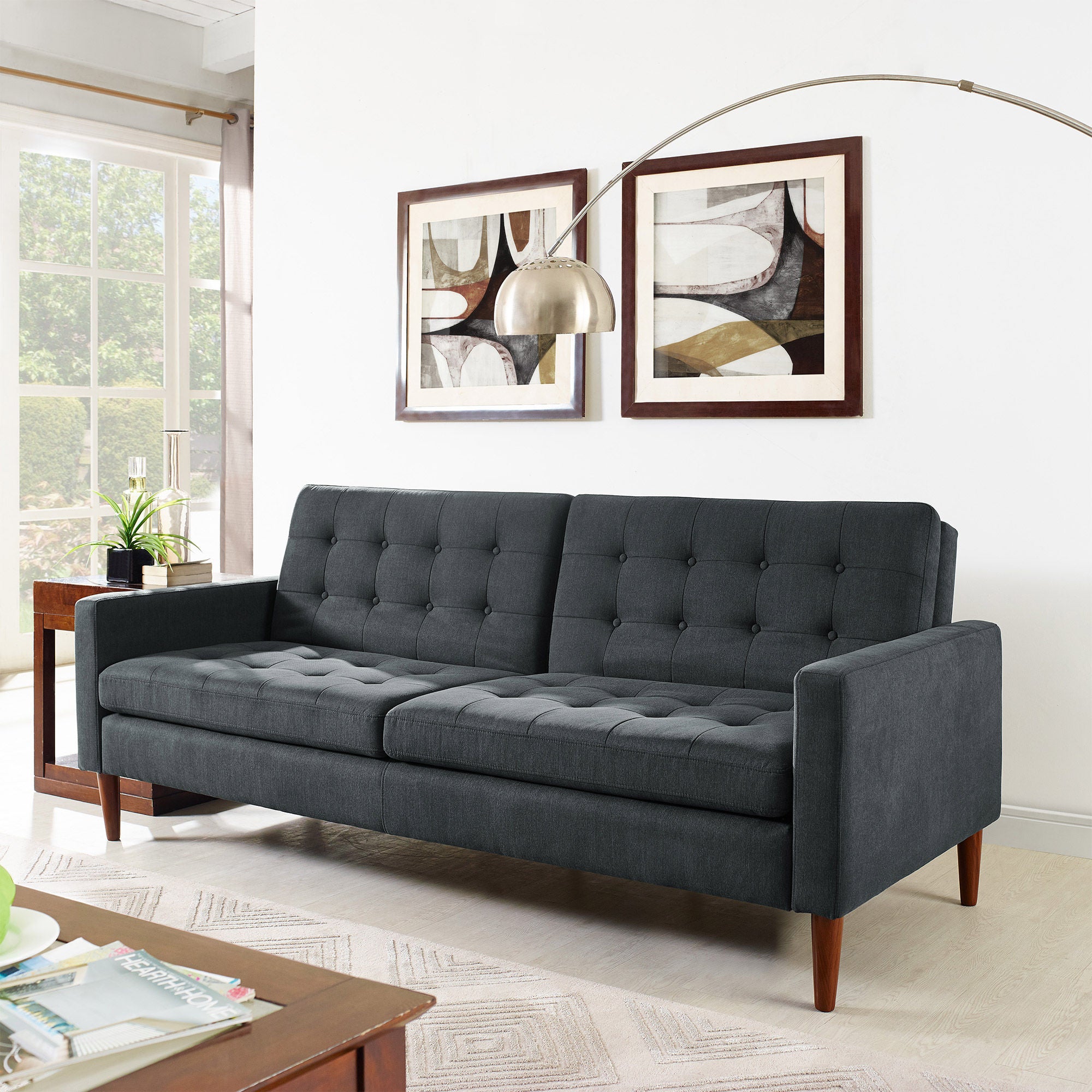 Holden Fabric Convertible Sofa Bed