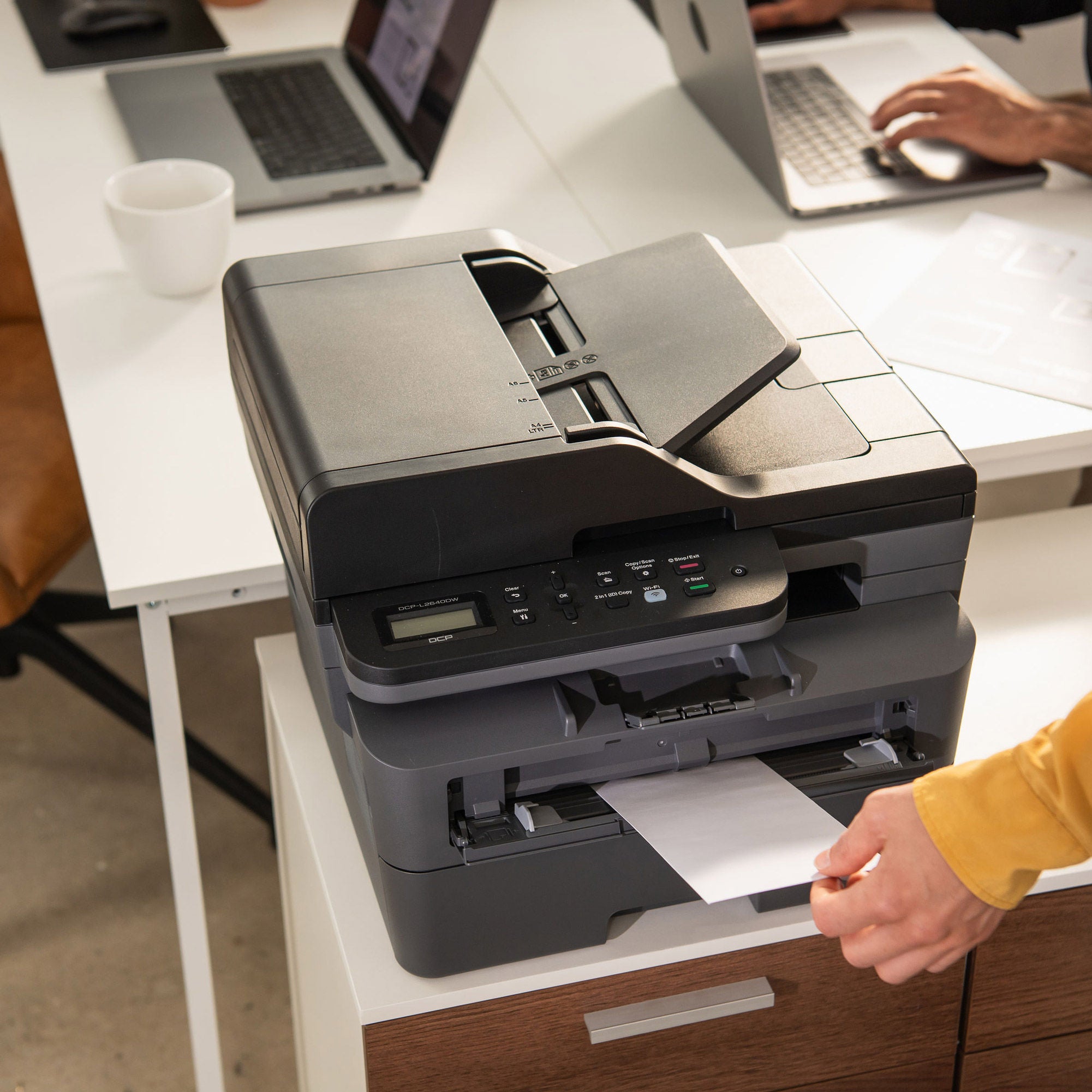 Brother DCP-L2647DW Wireless Compact Monochrome Multi-Function Laser Printer
