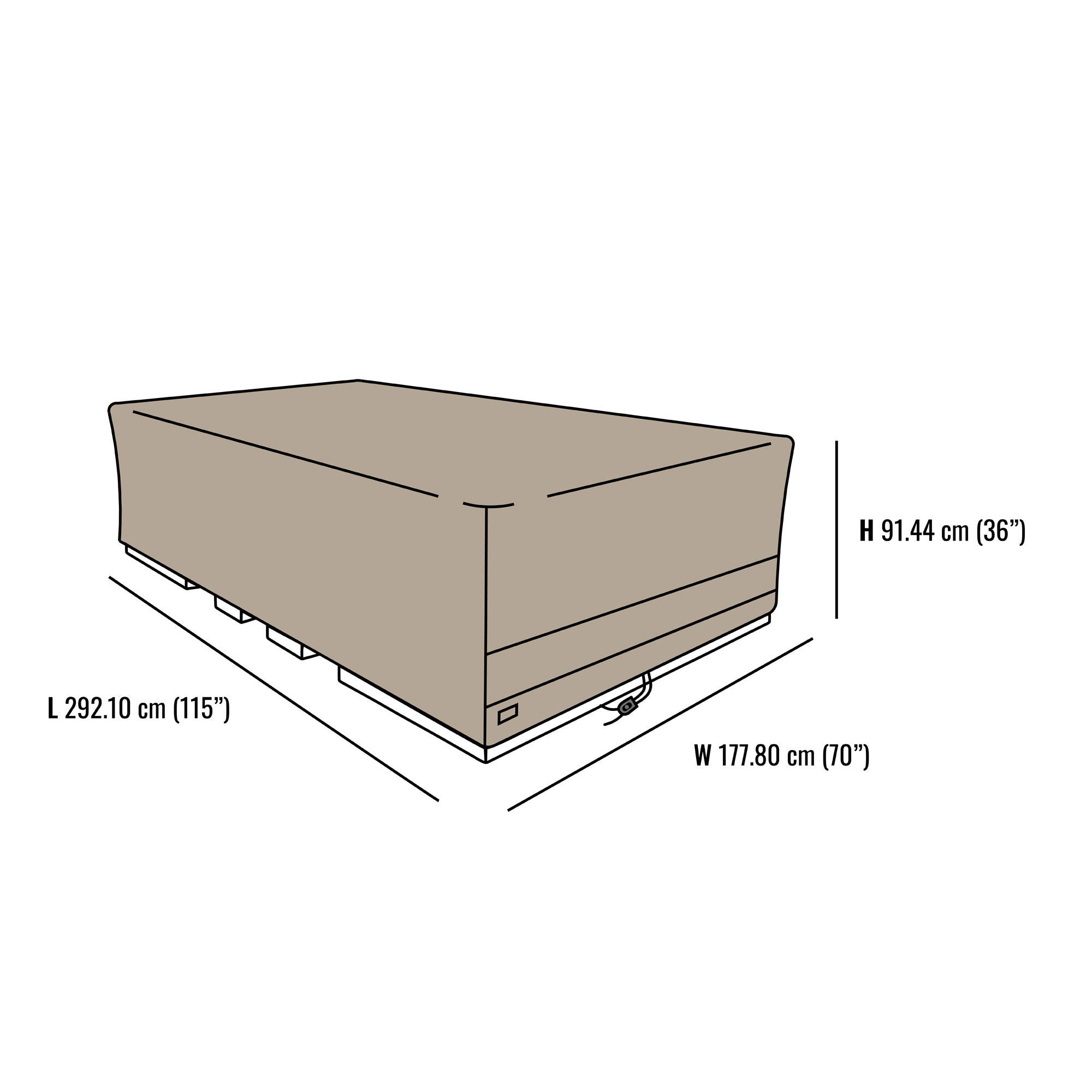 Outdoor Patio Chat Set Furniture Cover