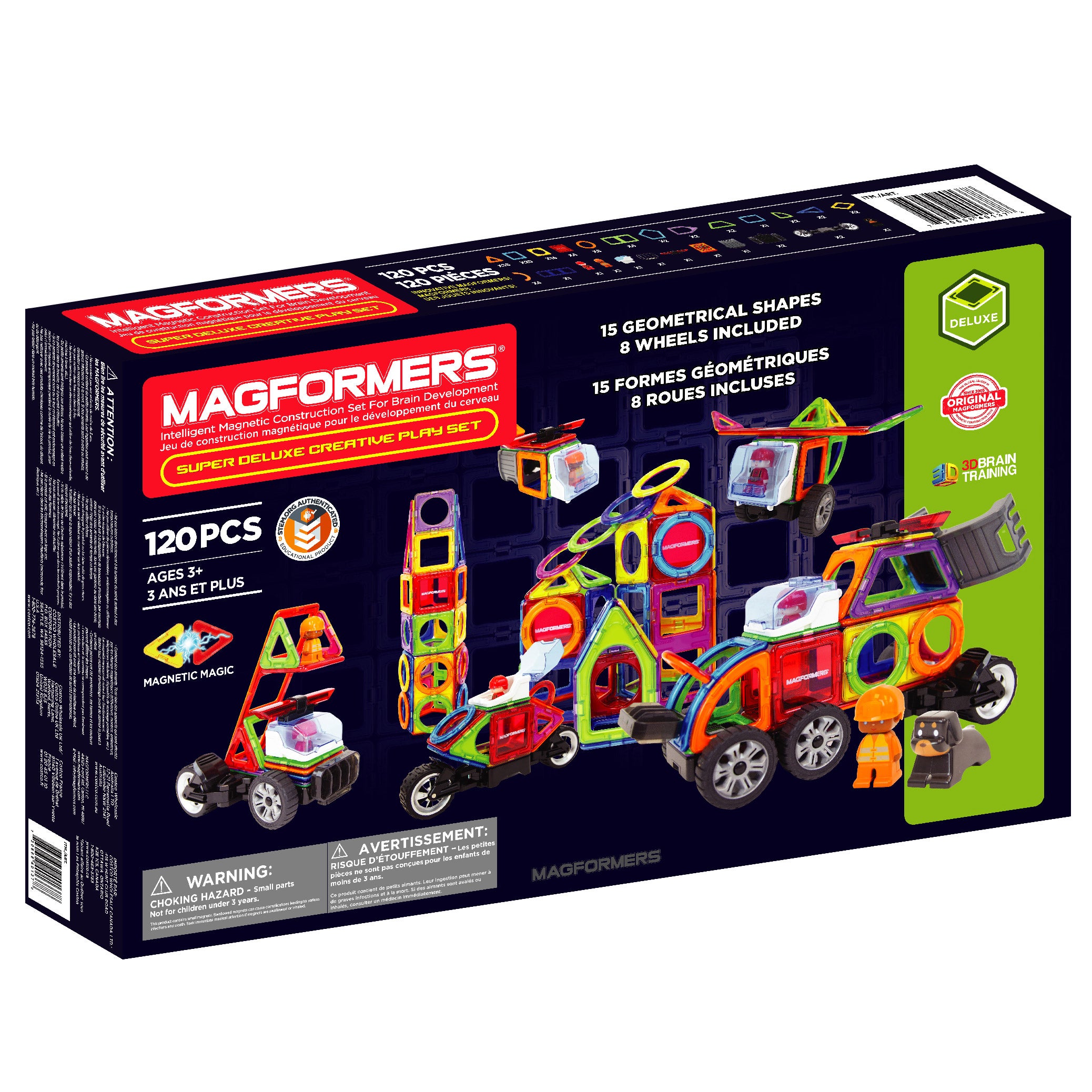 Magformers 120 Piece Deluxe Creative Set