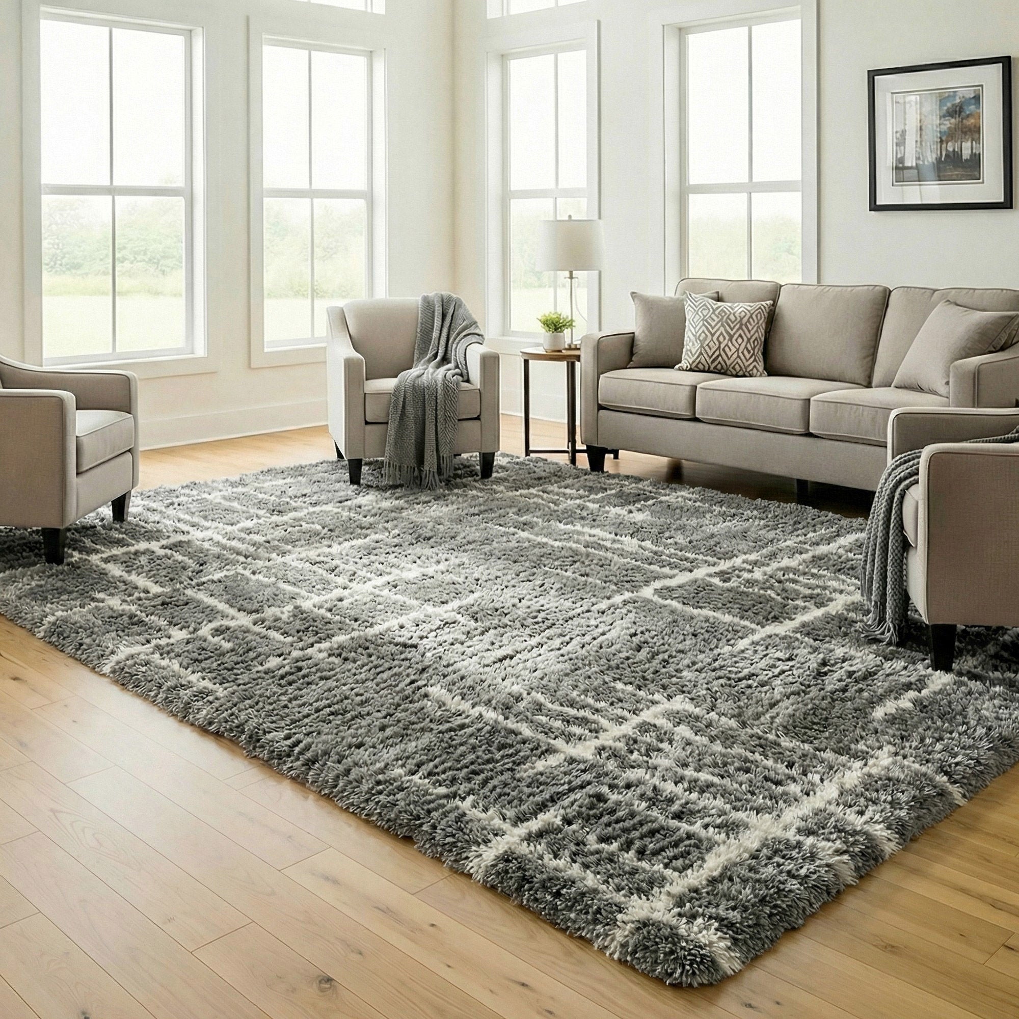 Thomasville Marketplace Luxury Shag Rug Collection, Meara, 9'5” x 13'