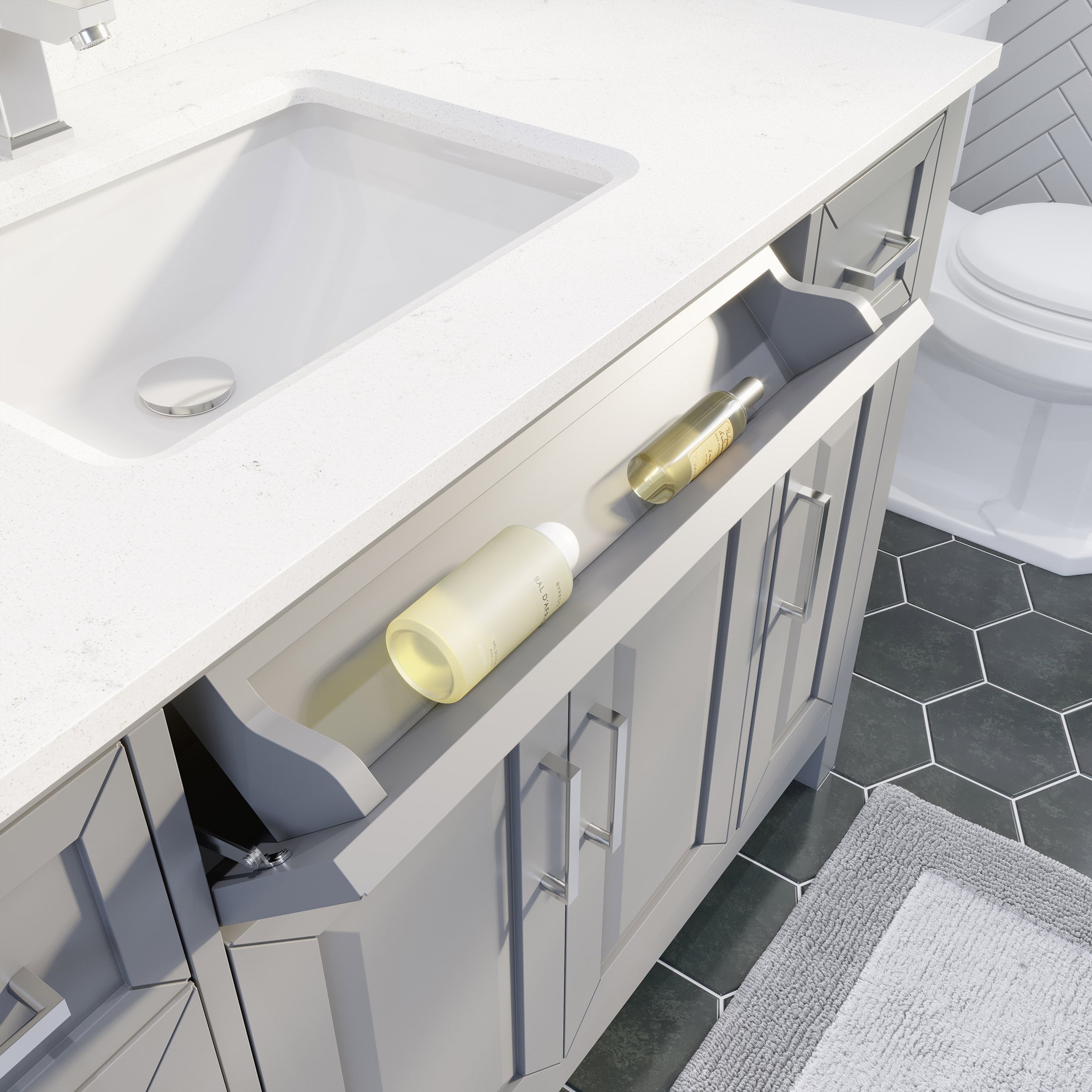 Thomson Bath Vanity by Studio Bathe in Gray