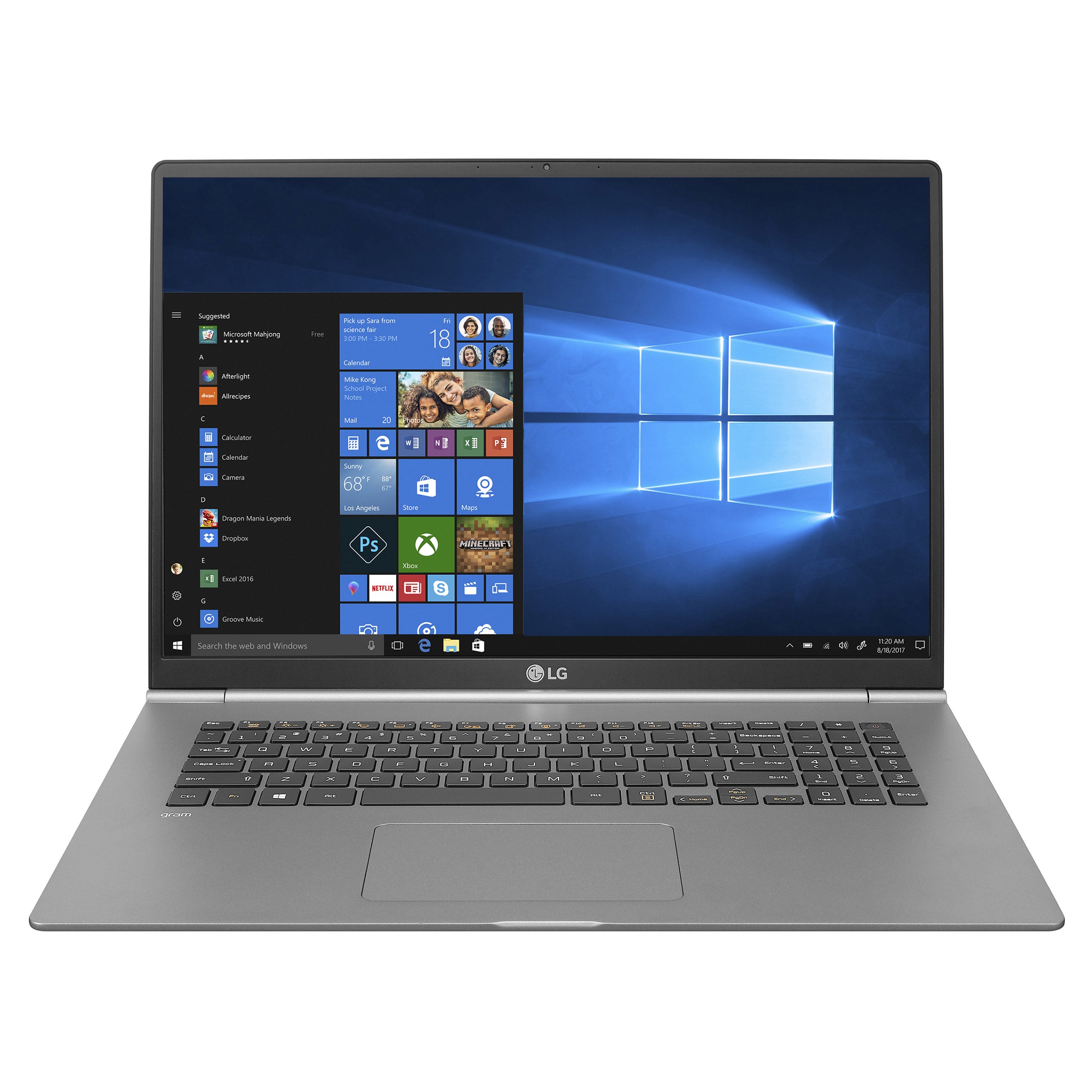 LG Gram 17 Laptop - Intel Core i7 - WQXGA (2560 x 1600) - Ultra Thin and Light at 2.95lbs.