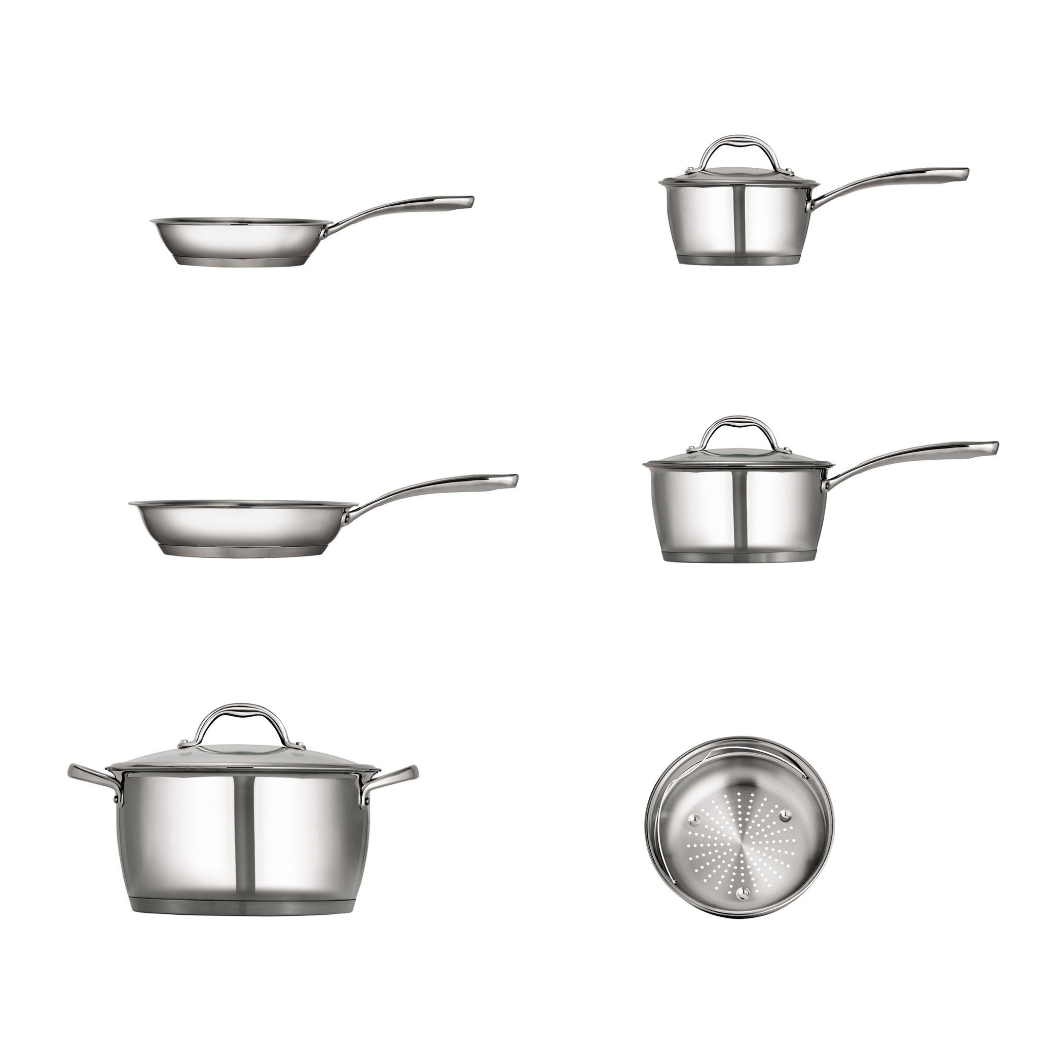 Tramontina 9-piece Stainless Steel Cookware Set
