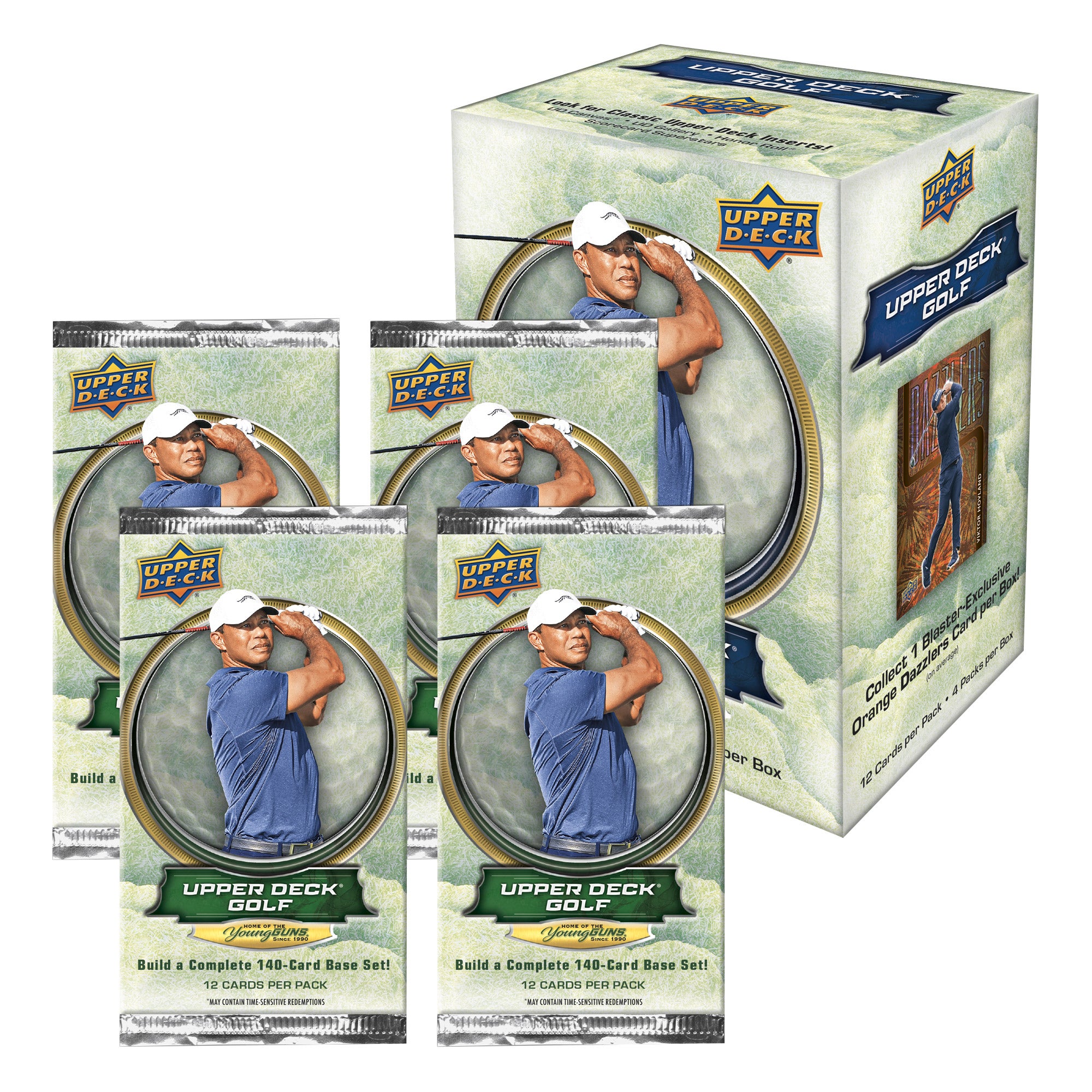Upper Deck Golf Trading Card Blaster Box, 2-pack