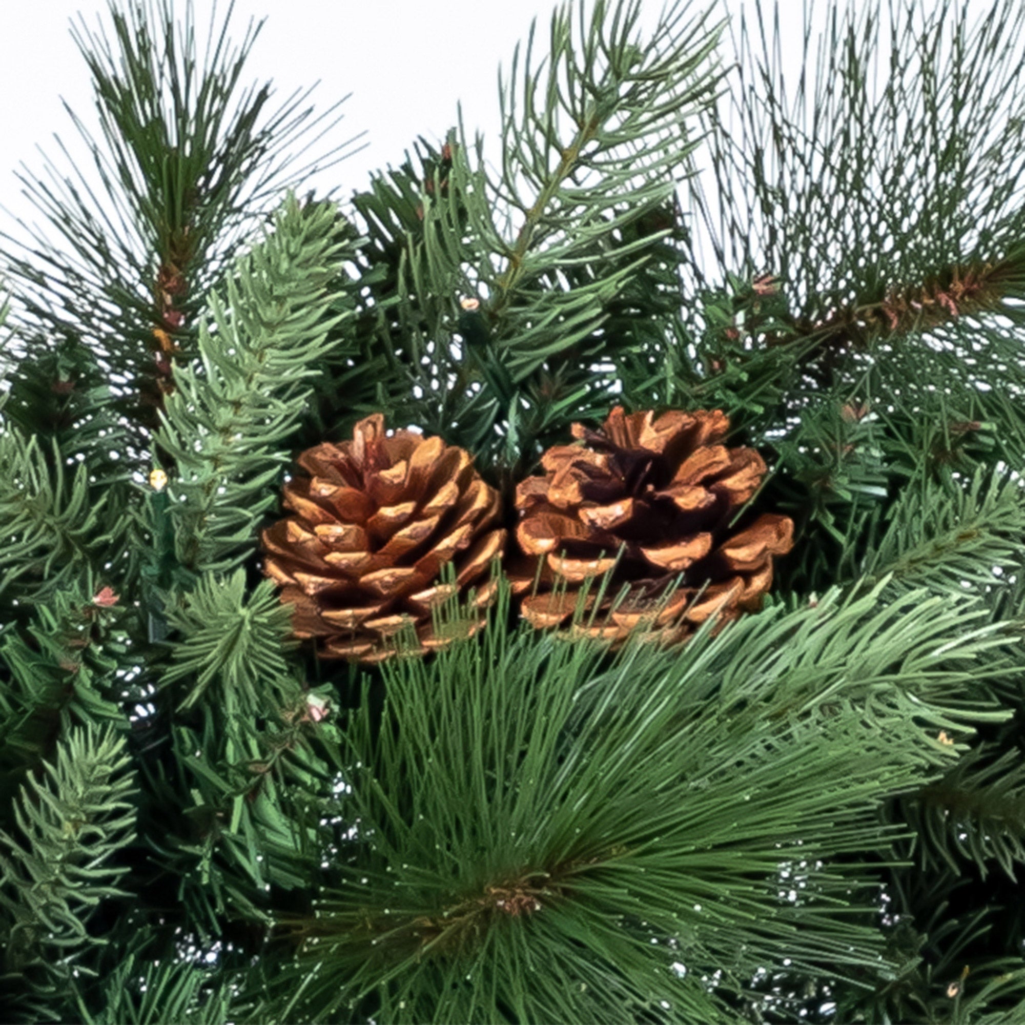 9' Pre-Lit Radiant Micro LED with Twinkle Artificial Greenery Garland