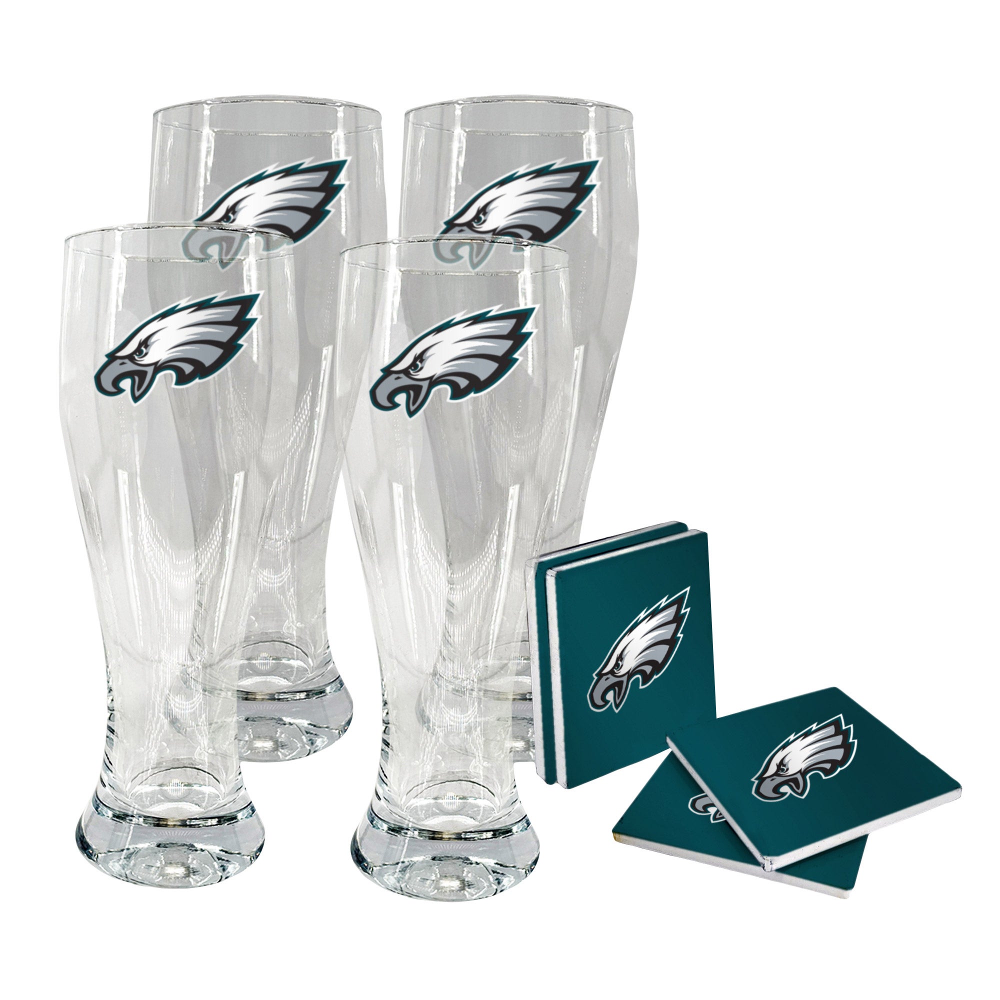 NFL Pilsner & Coaster Set
