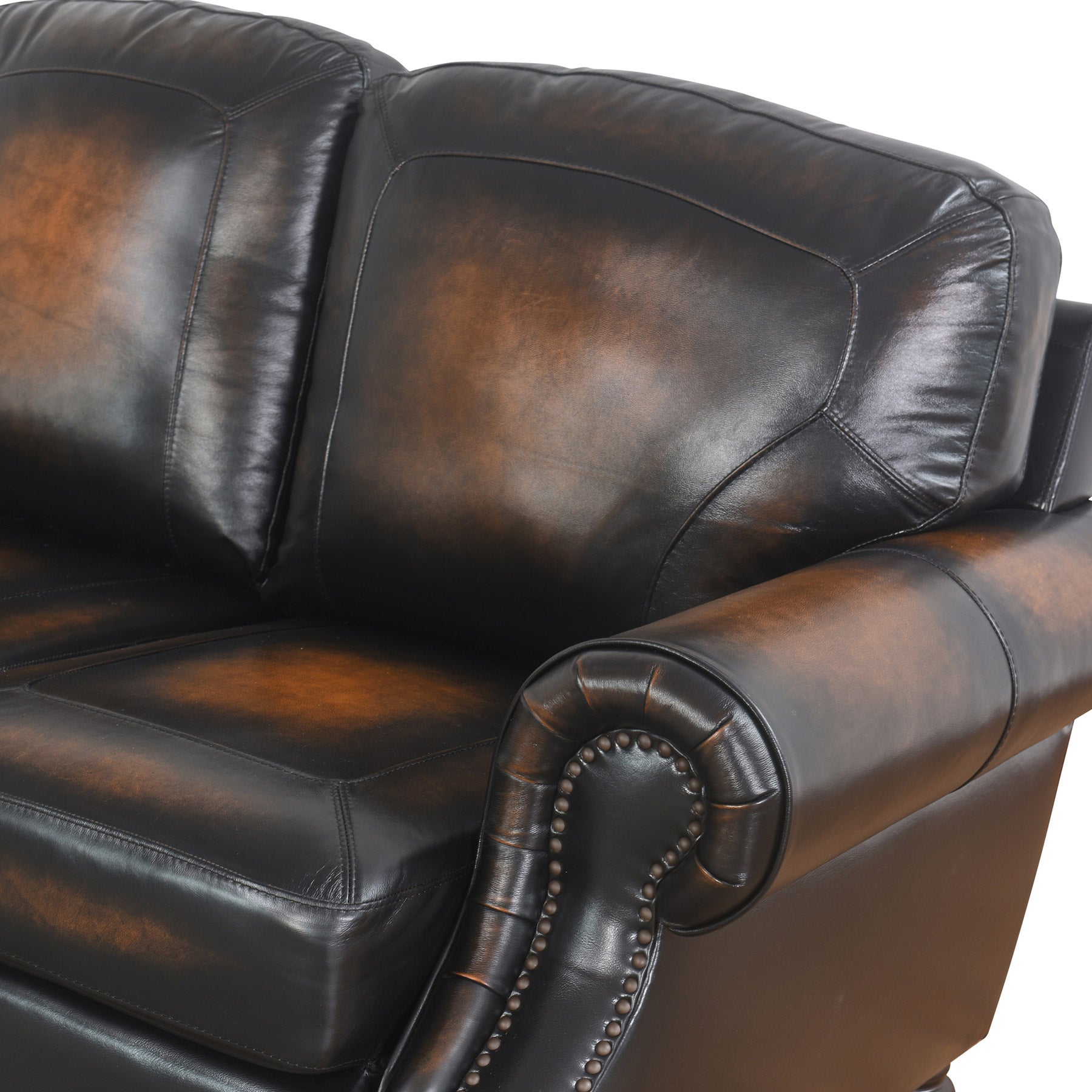 Ellis Leather Loveseat
