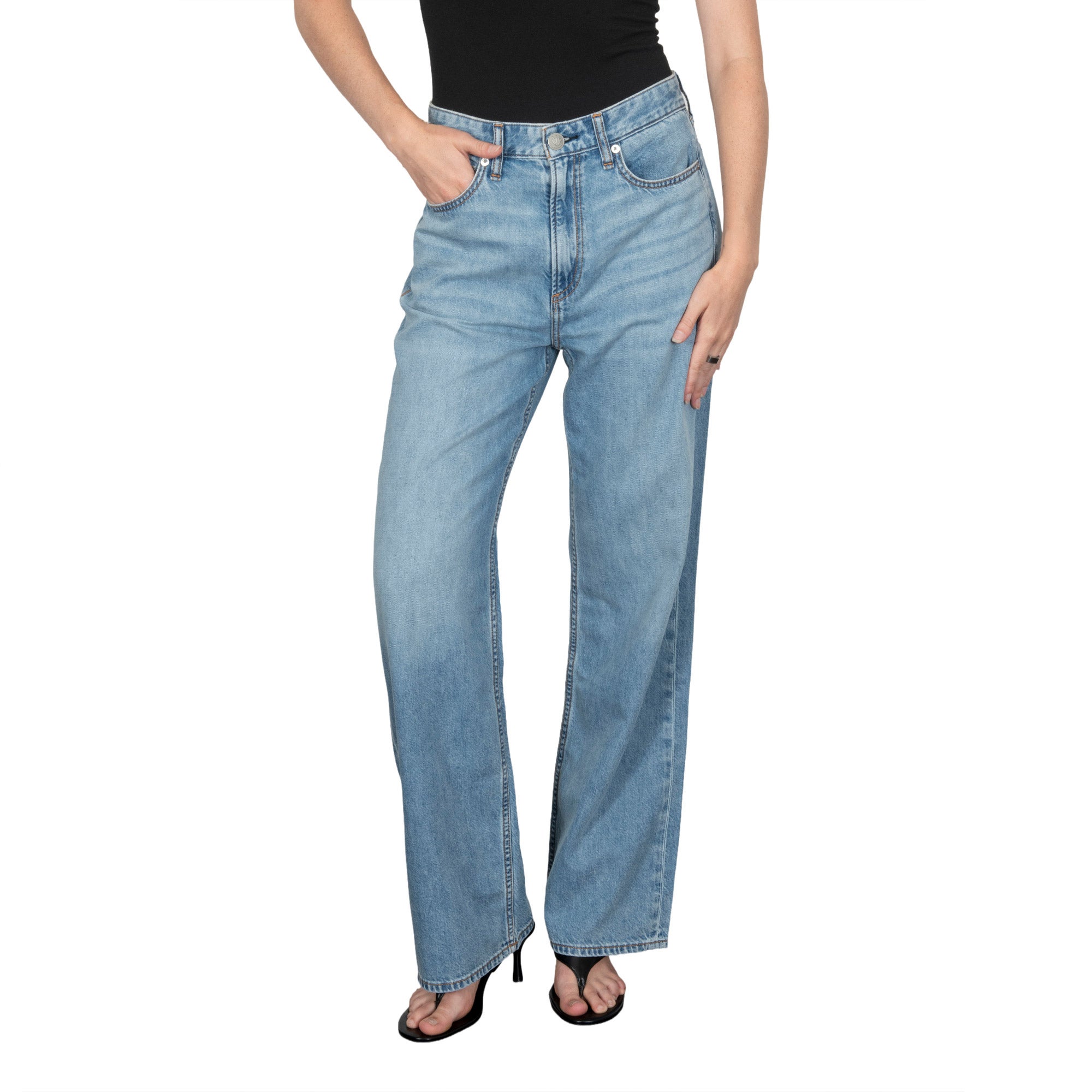 Rag & Bone Women's Logan Wide Leg Jean