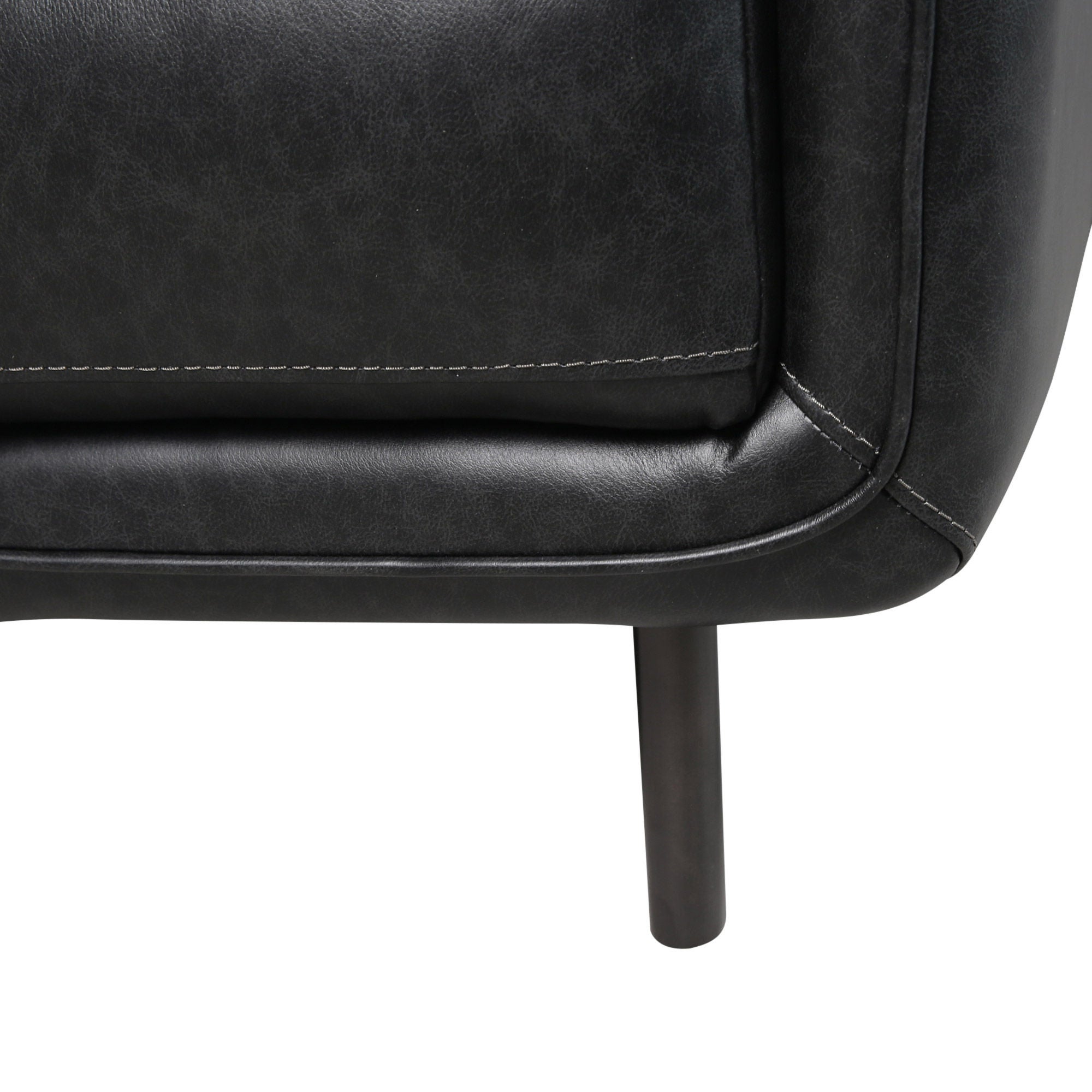 Simone Top Grain Leather Sectional