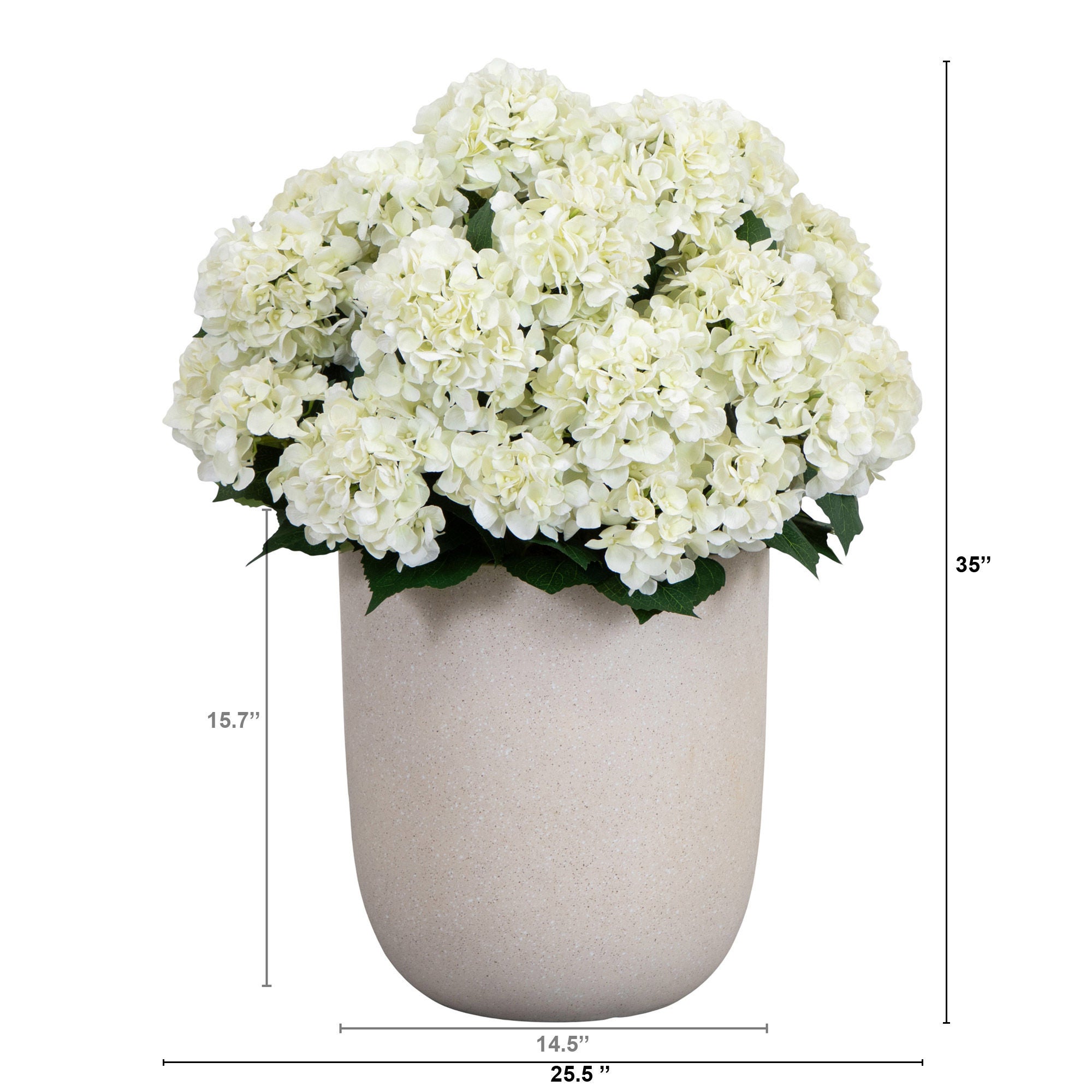 Faux 35” Hydrangea Floor Plant
