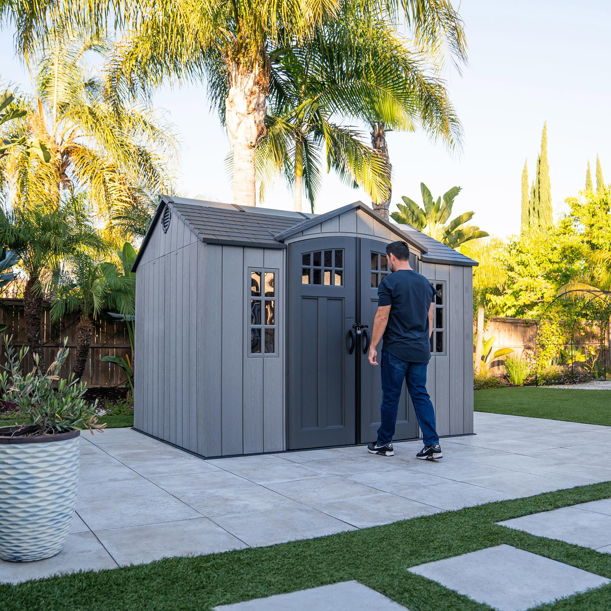 Lifetime 10' x 8' Outdoor Storage Shed