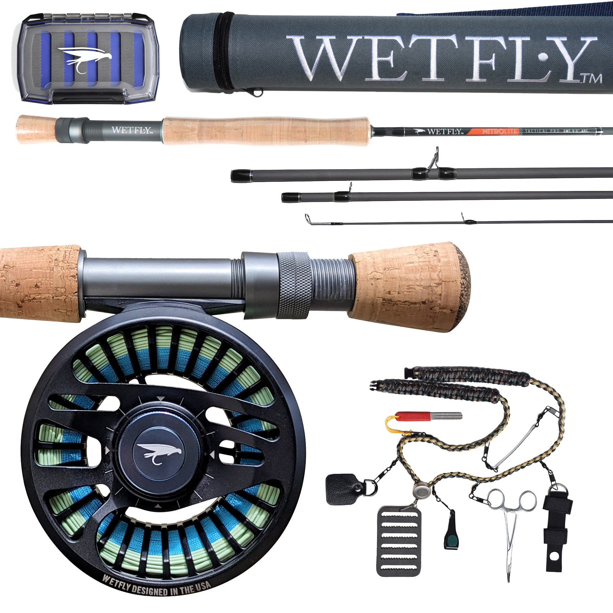 WETFLY Nitrolite SD Fly Fishing Combo 8WT 9FT