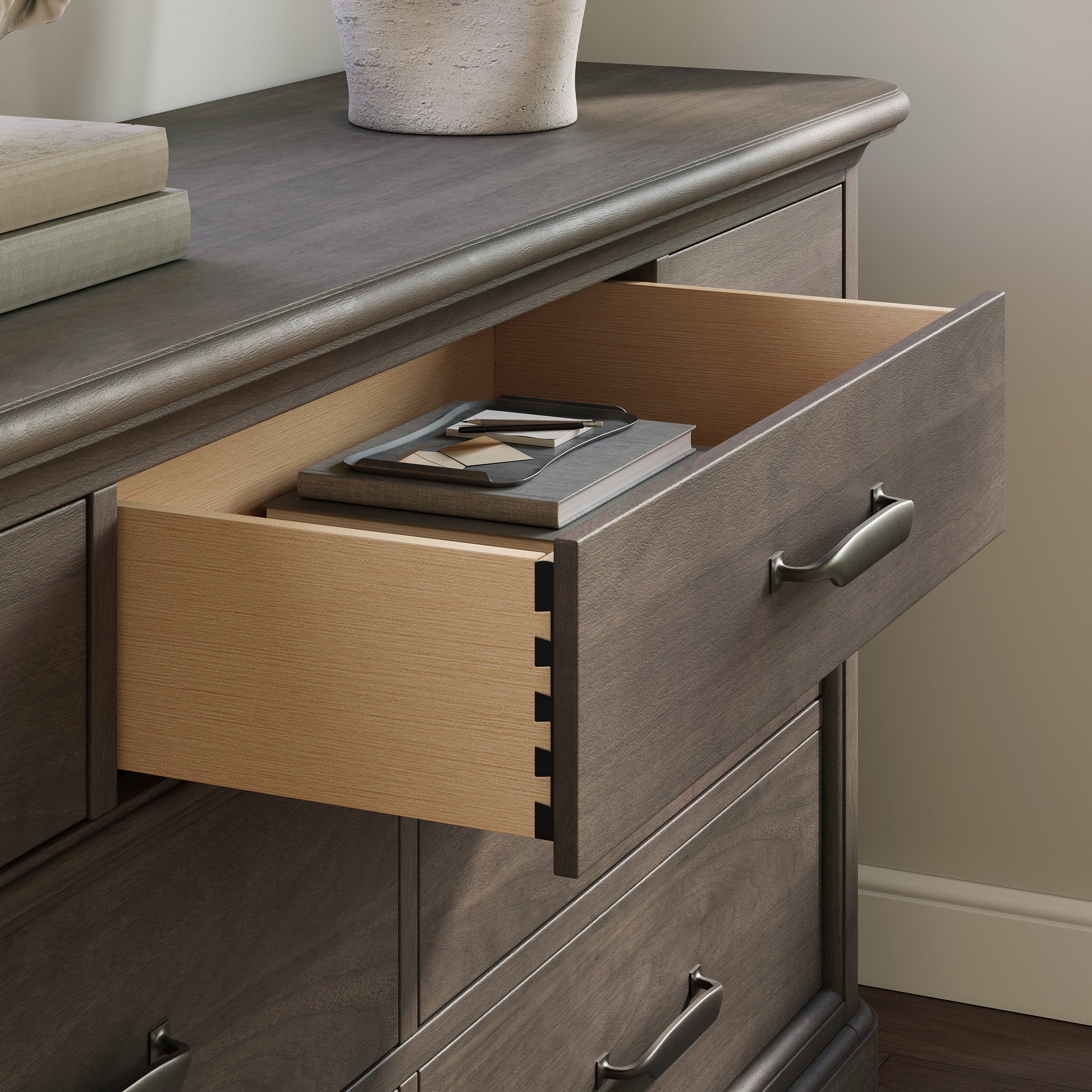 Alki Cove 7-drawer Dresser, Medium Brown