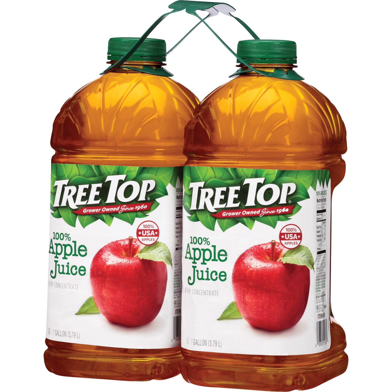 Tree Top, 100% Apple Juice, 1 Gallon, 2-Count