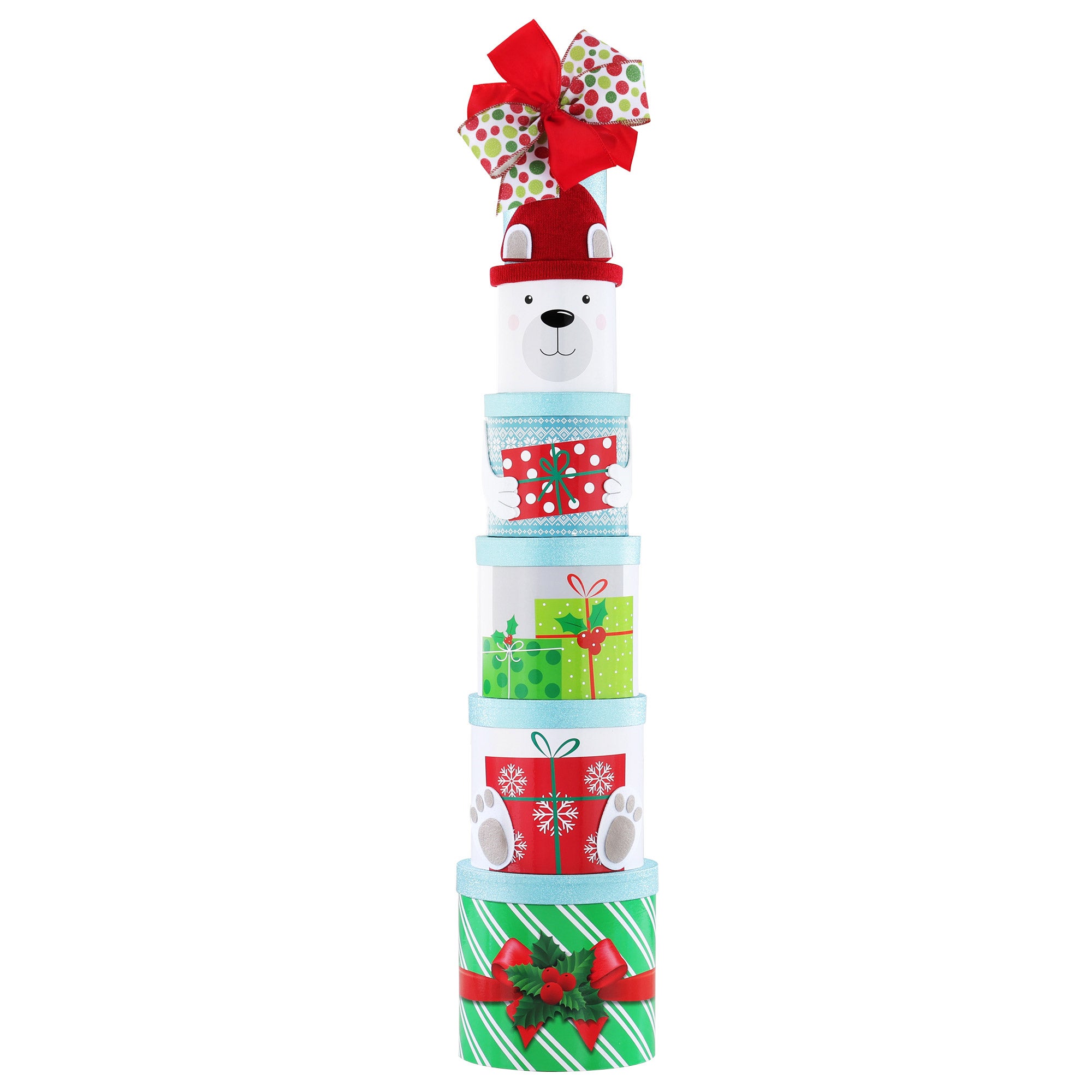 Holiday Polar Bear Jumbo Gift Tower, 38.94 oz.