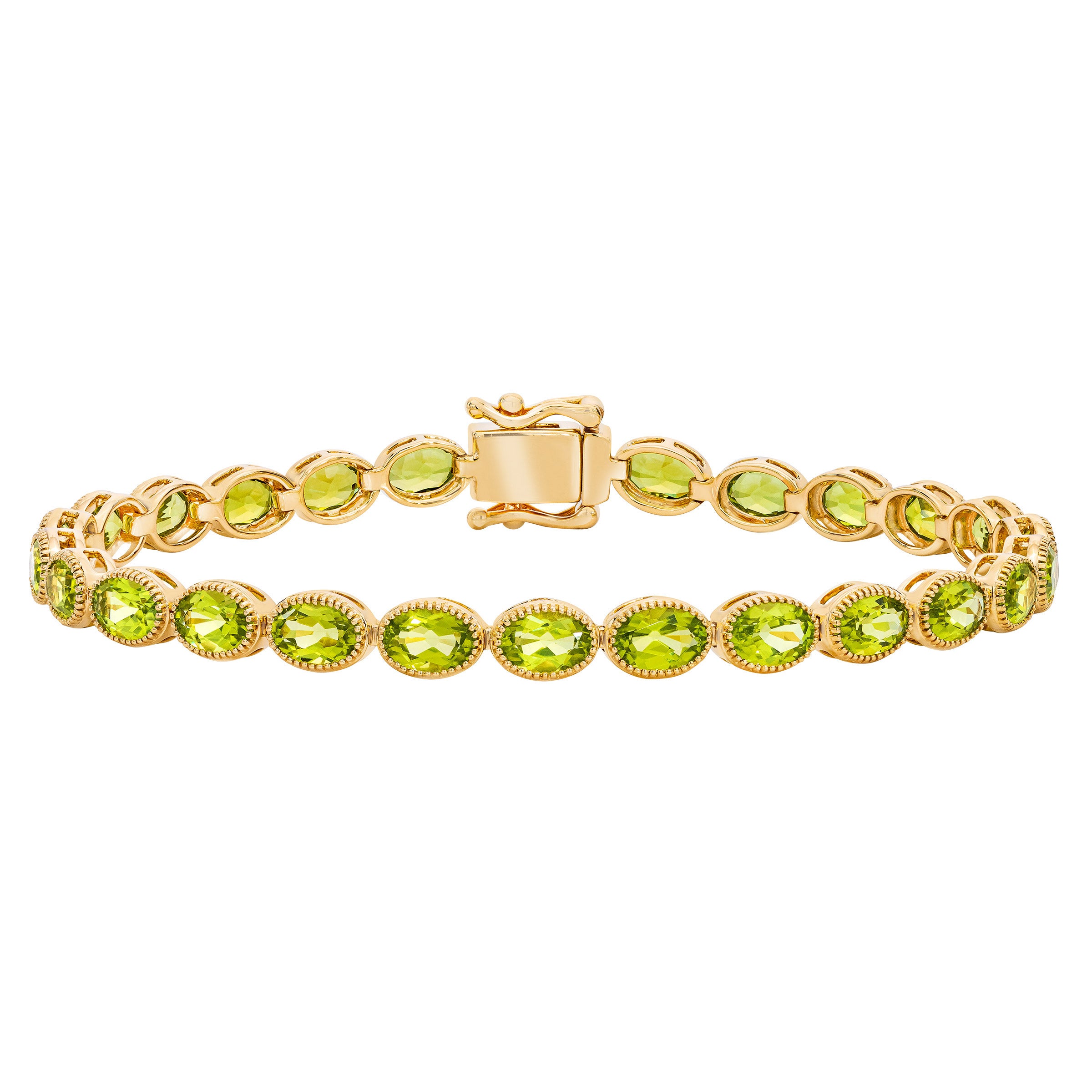 Gemstone 14kt White Gold Bracelet
