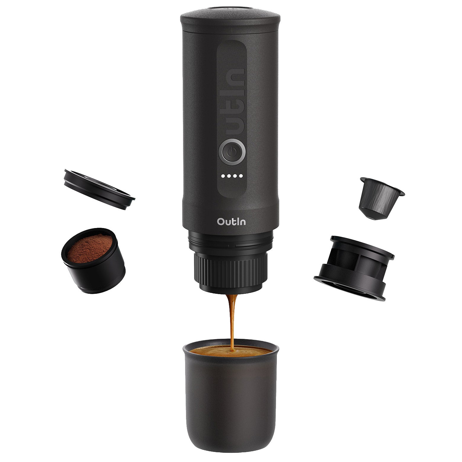 OutIn Nano Portable Espresso Machine Travel Kit