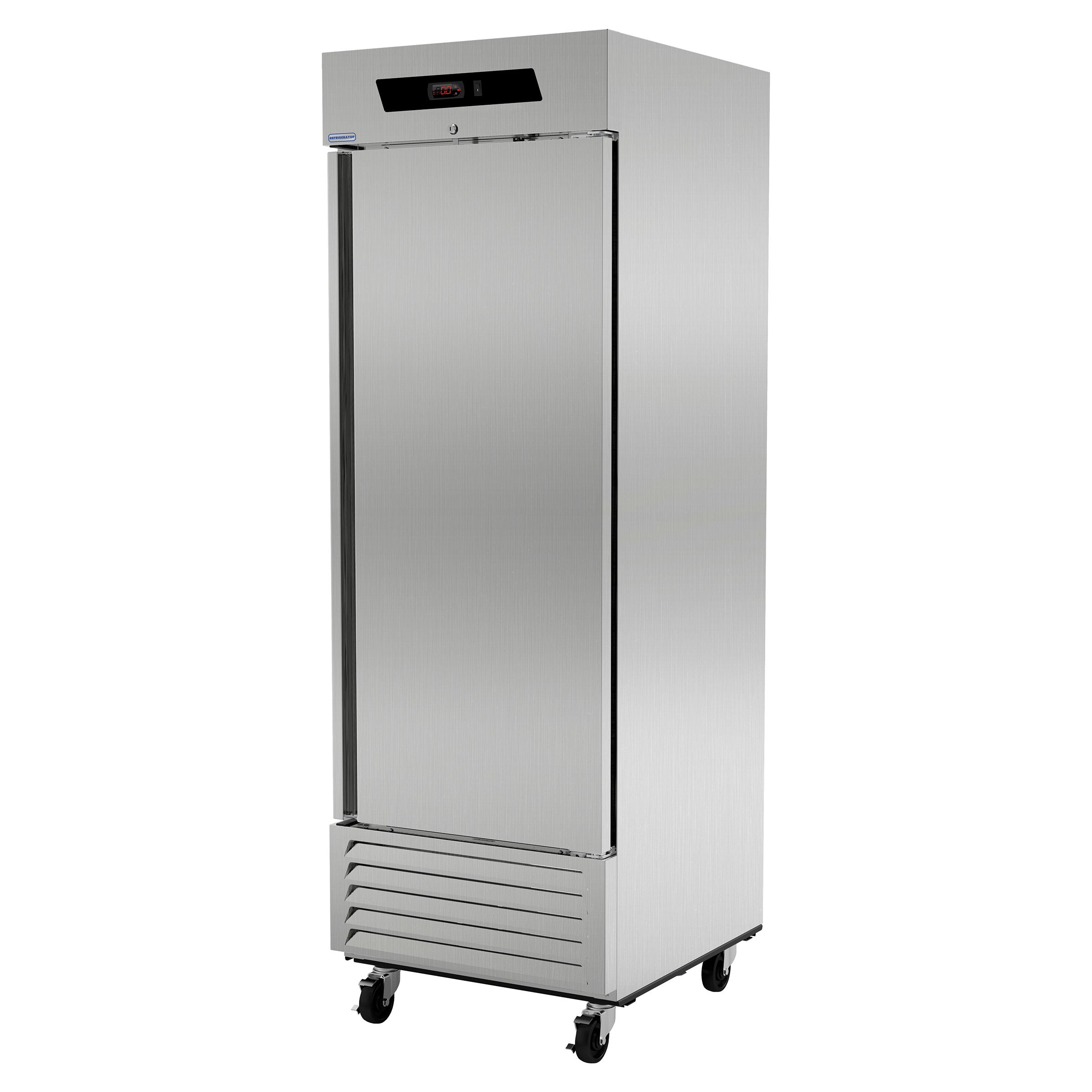 Kutano Commercial 1-Door Reach-In Refrigerator, Stainless Steel