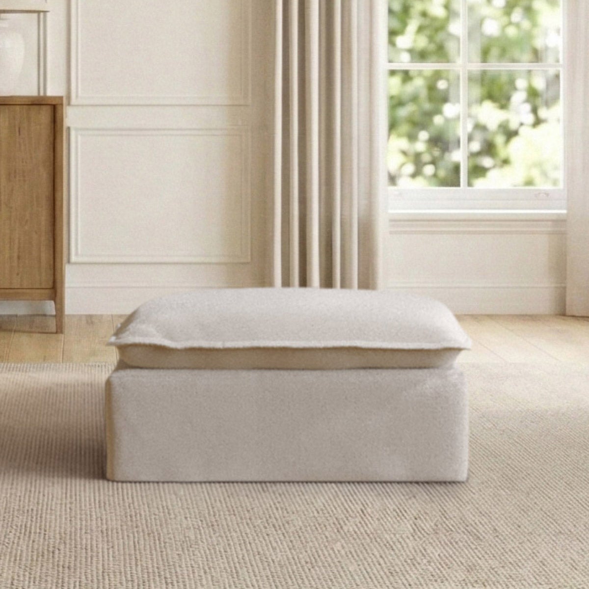 Anabei Washable Modular Ottoman