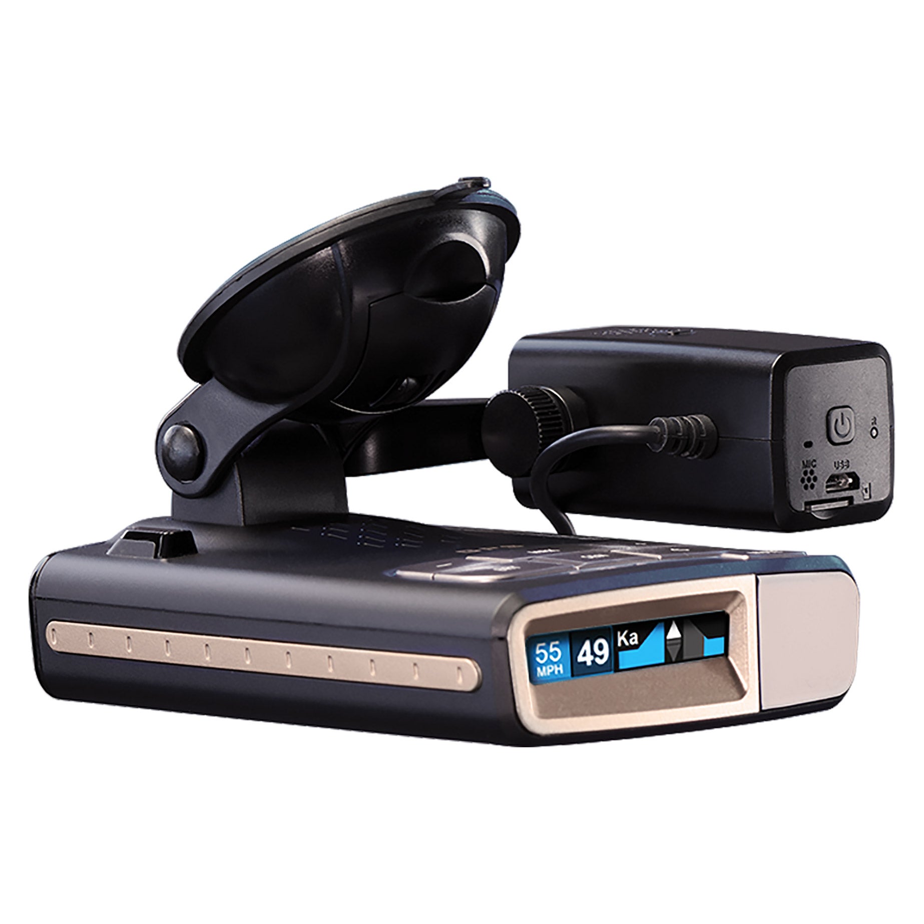 Cobra DualPro 360 Radar-laser Detector and M1 DashCam Bundle