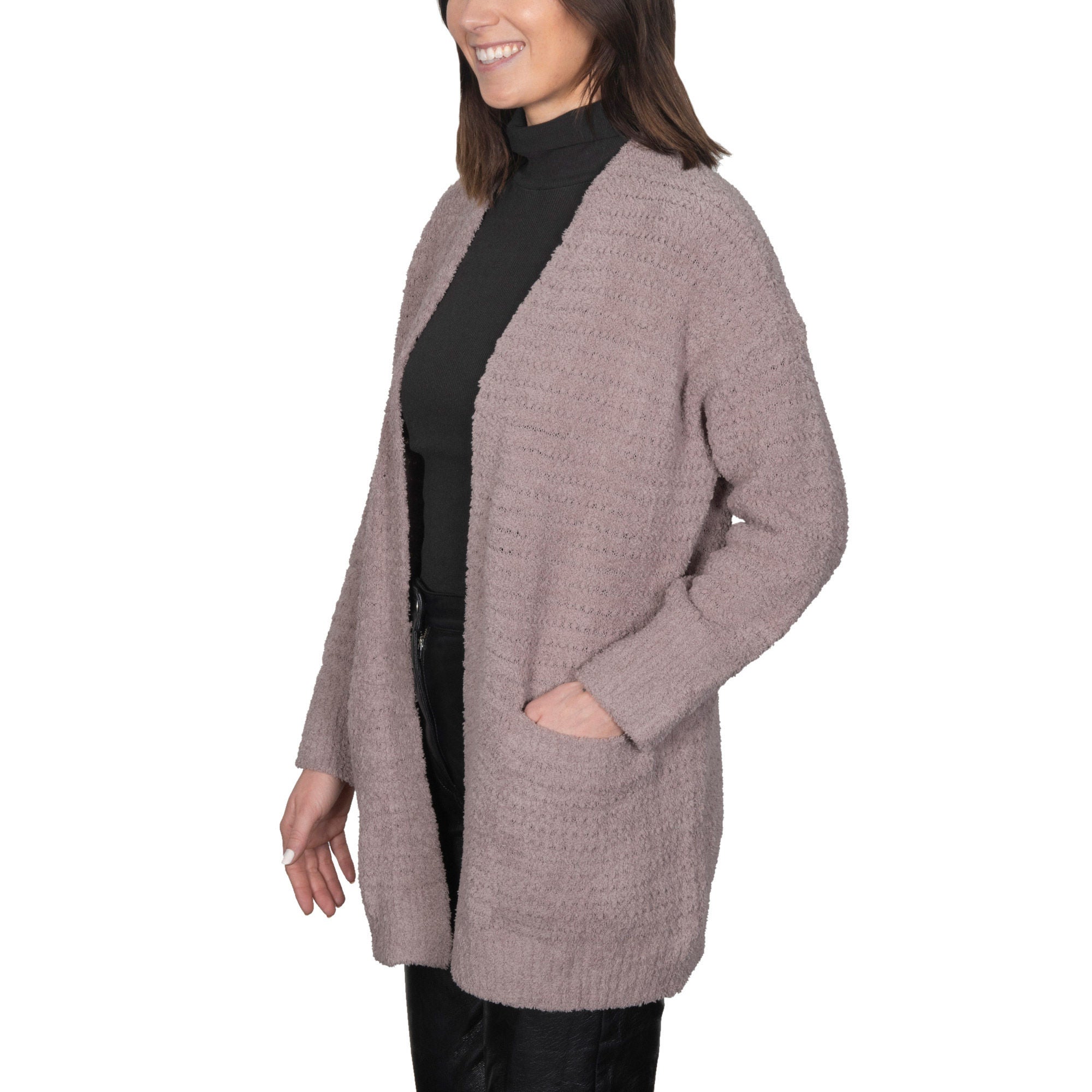 Barefoot Dreams Women's CozyChic Pocket Cardigan
