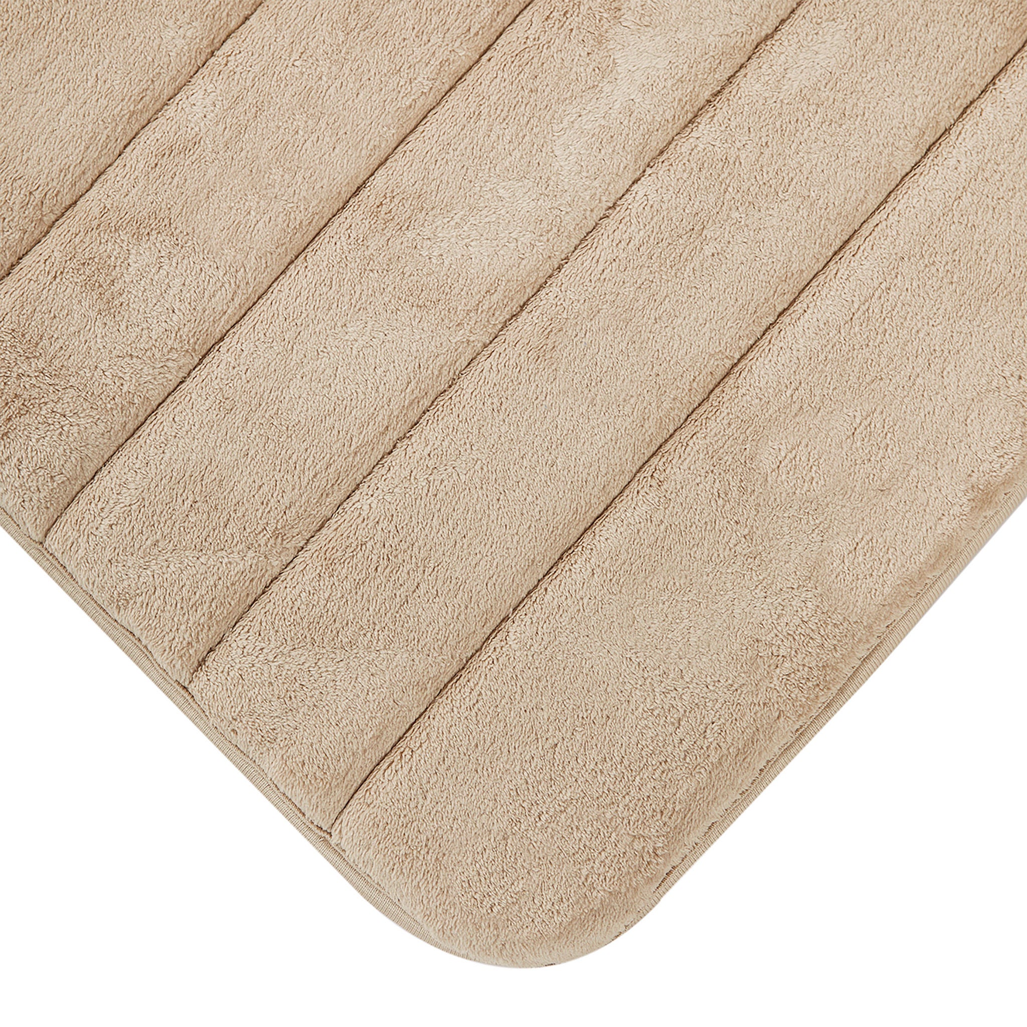 Channel Stitch Memory Foam Bath Mat, 2-pack