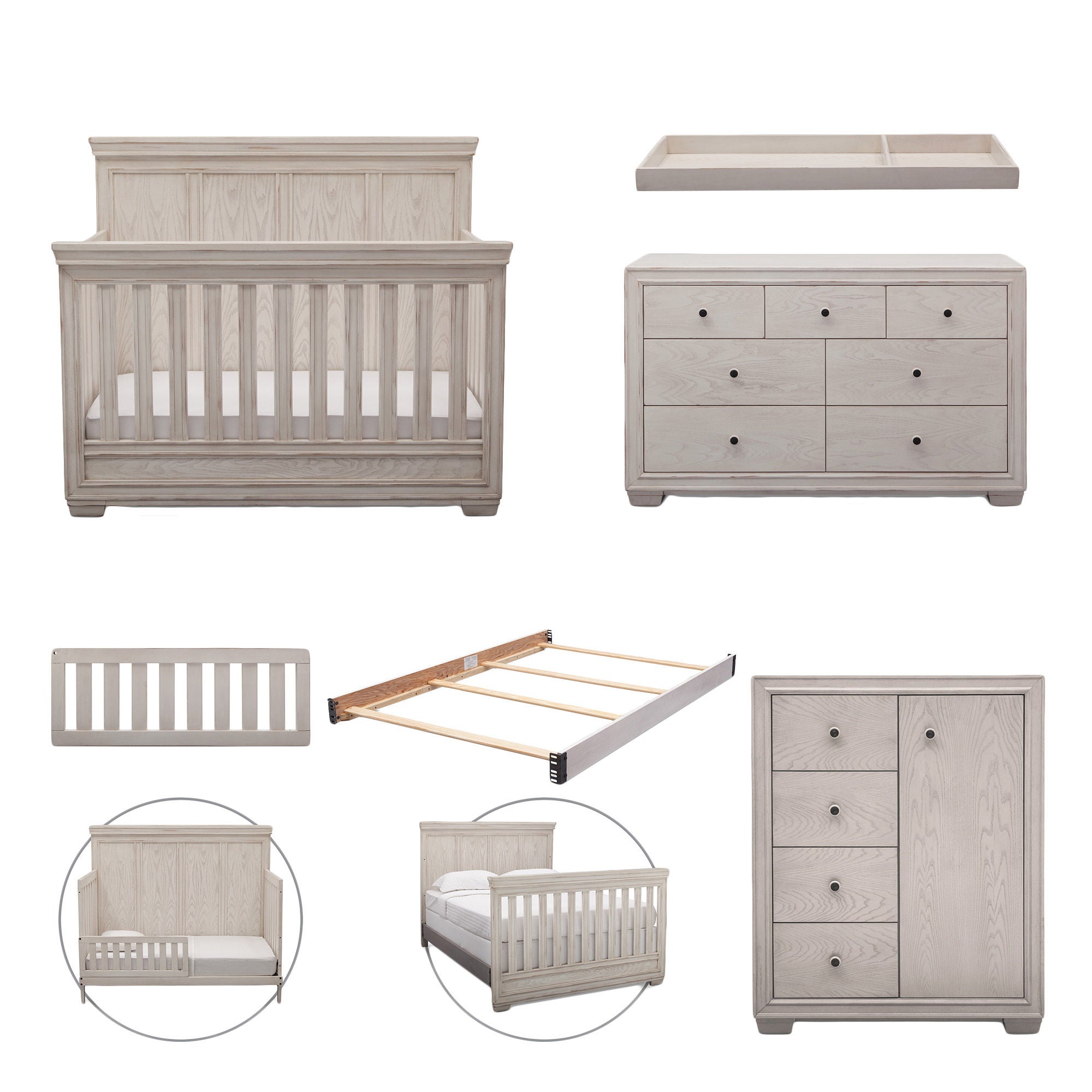 Simmons Kids Ashton 3-piece Crib Nursery Furniture Set